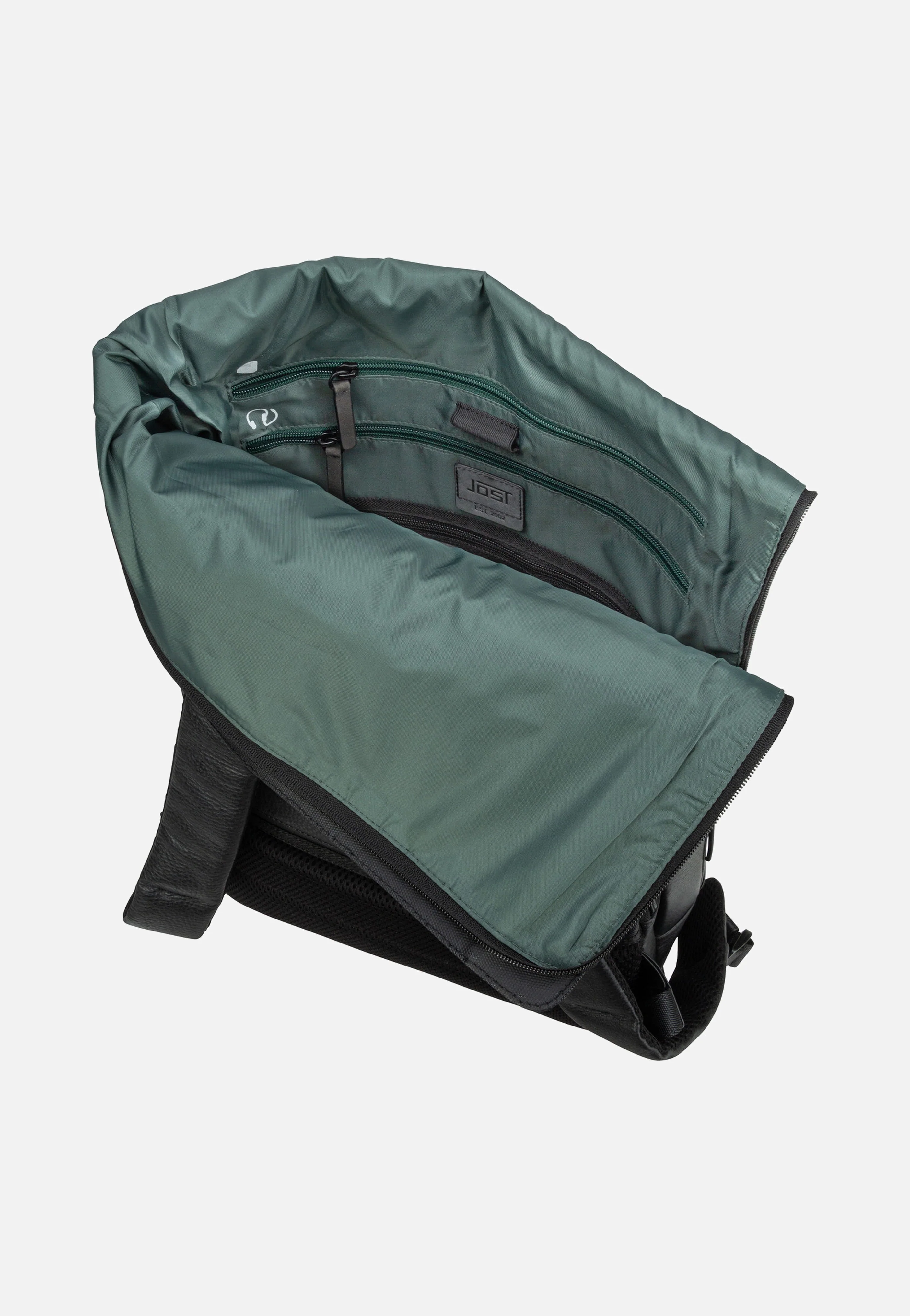 Stockholm Courier Black - Rolltop Rucksack - Image 5