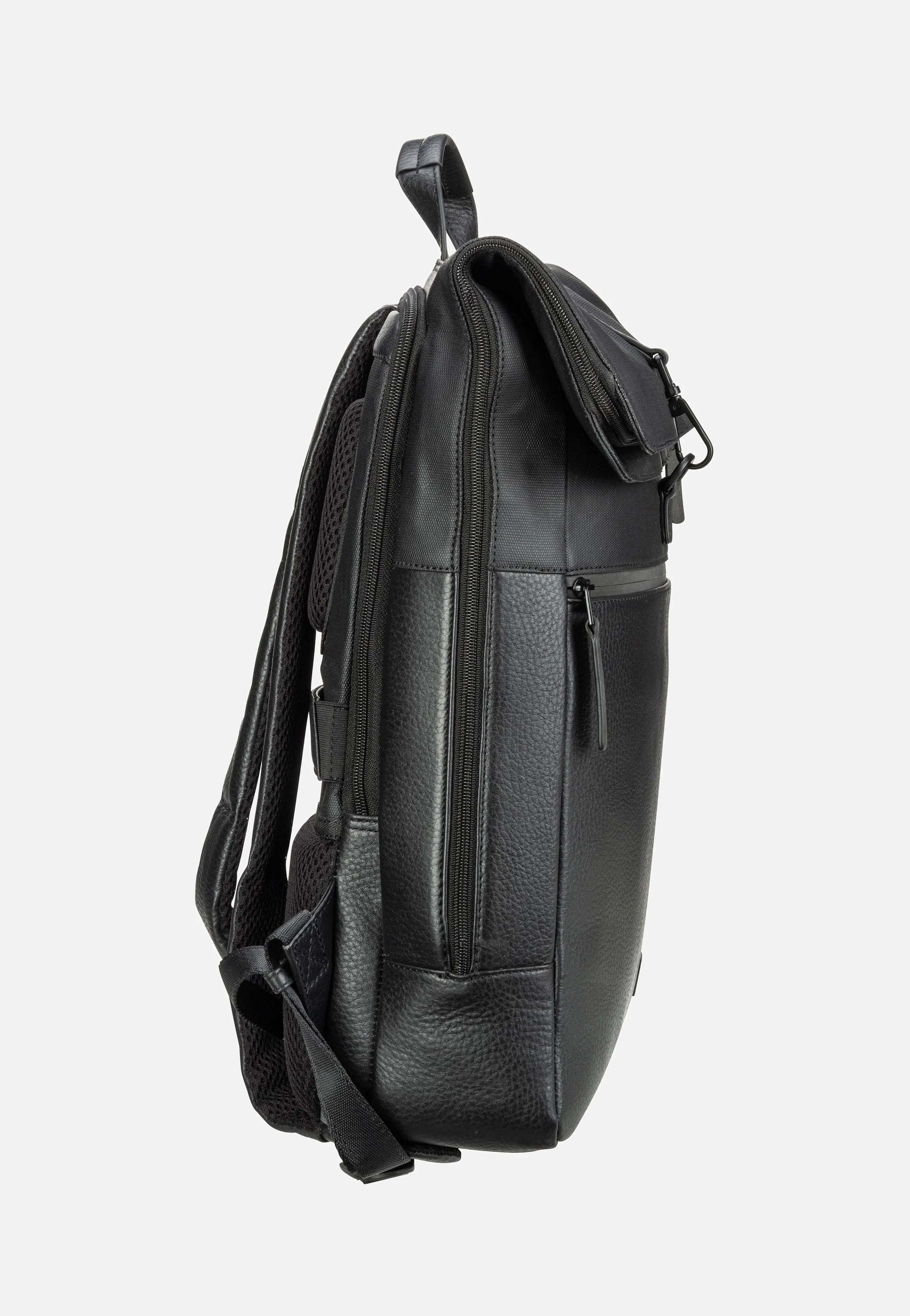 Stockholm Courier Black - Rolltop Rucksack - Image 6