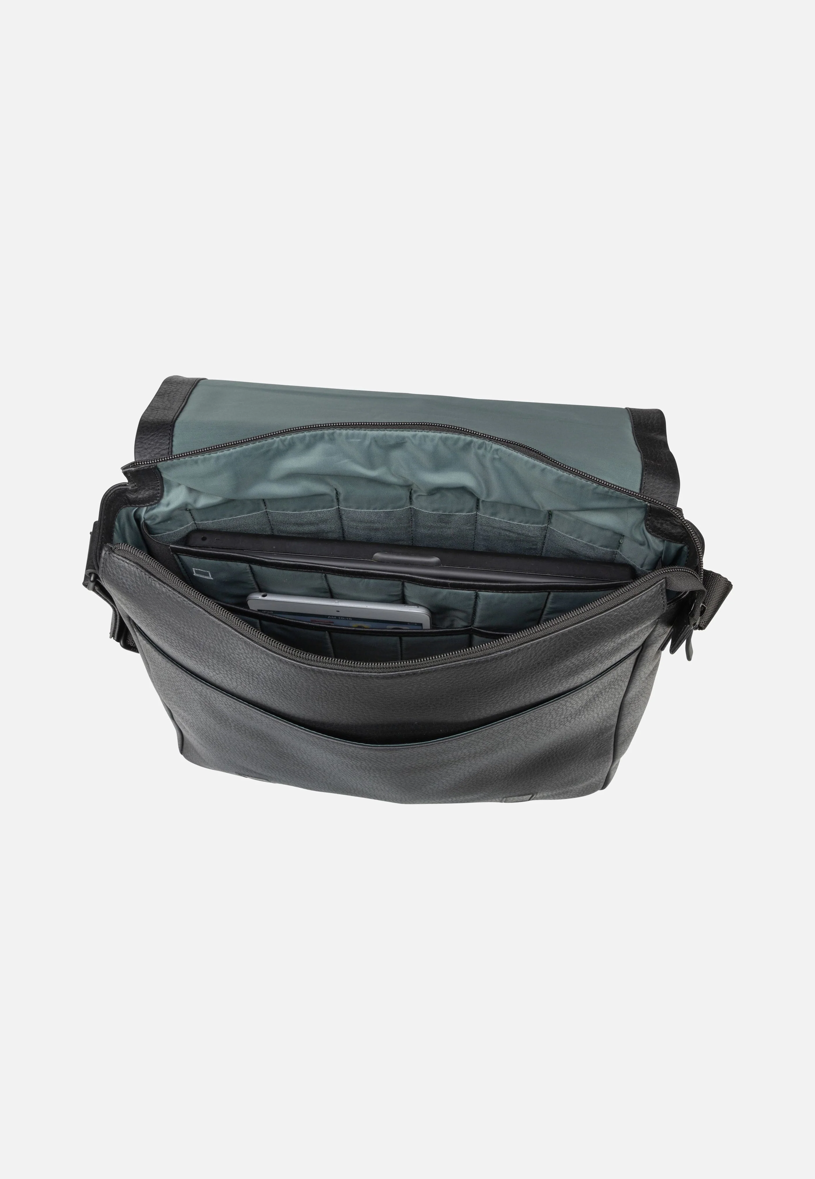 Stockholm Flap L Black - Messenger Bag - Image 5