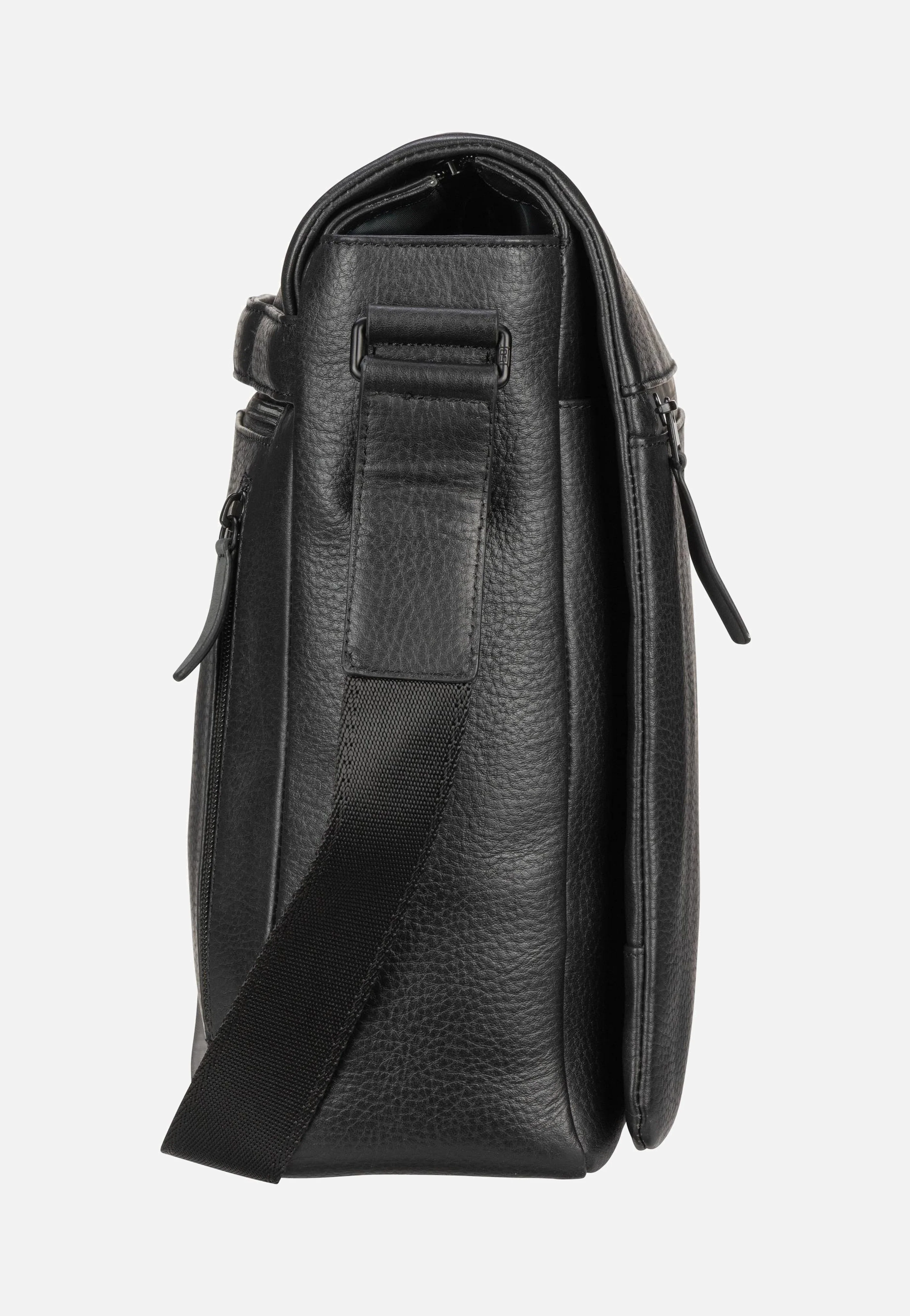 Stockholm Flap L Black - Messenger Bag - Image 6