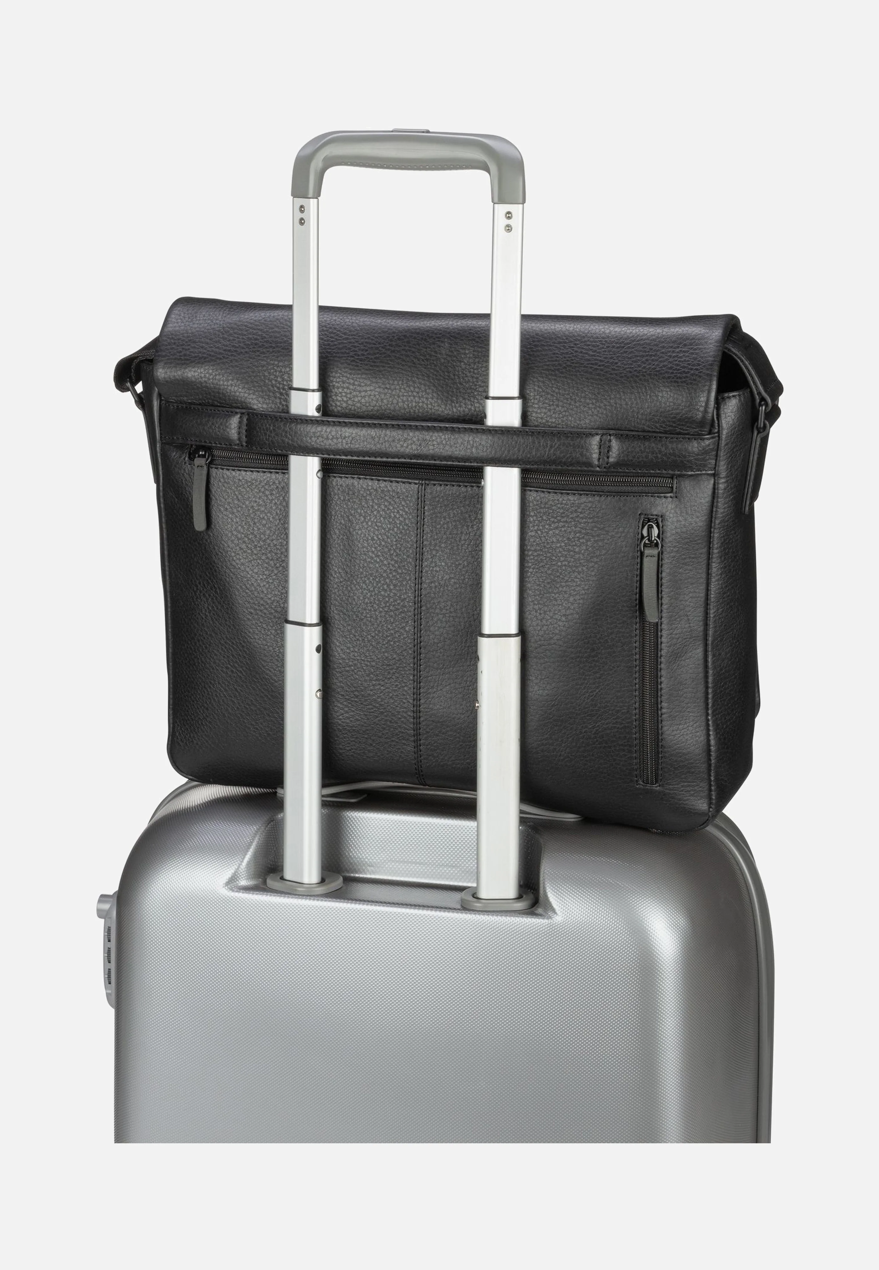 Stockholm Flap L Black - Messenger Bag - Image 7
