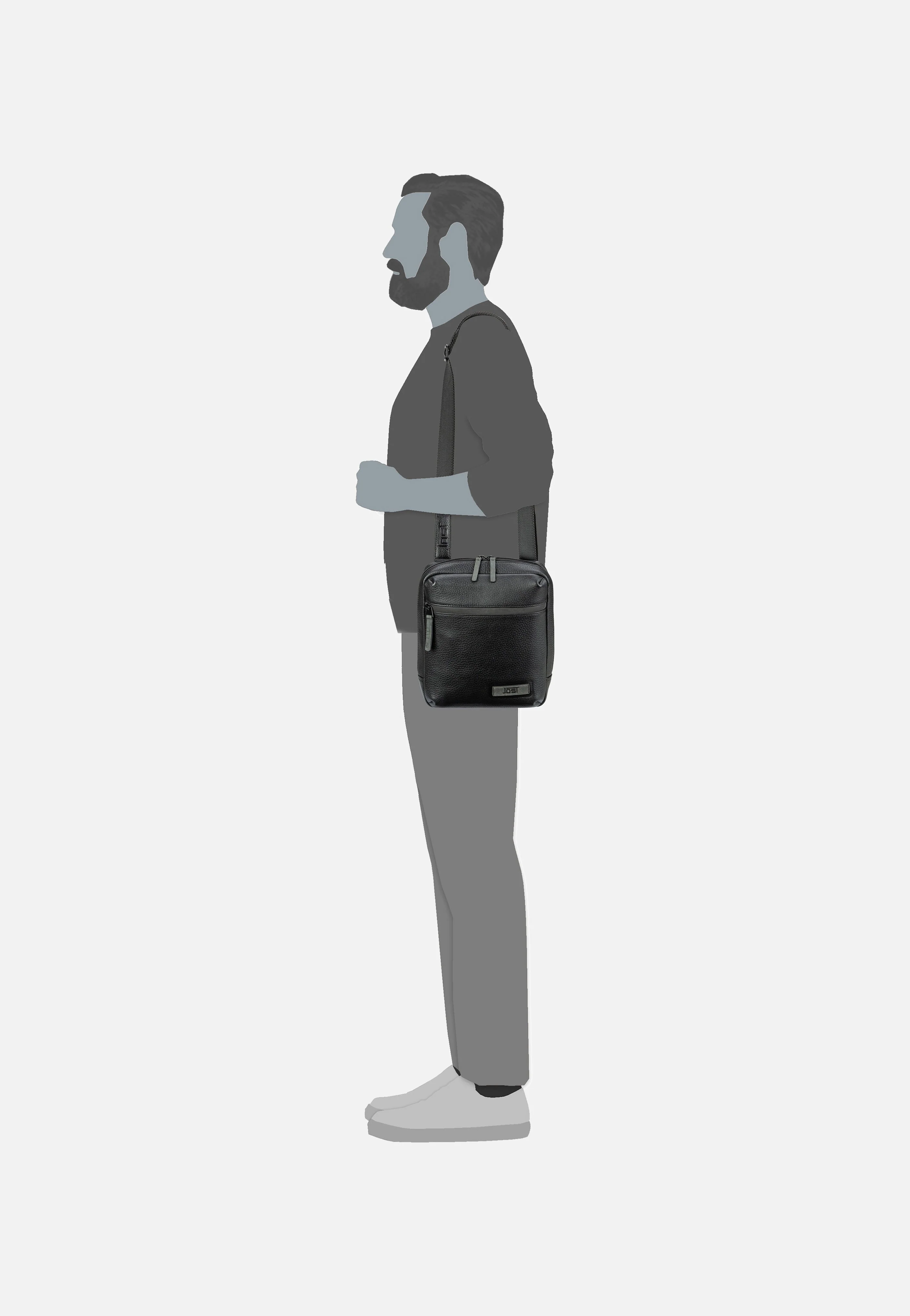 Stockholm Zip S Black - Crossbody Bag - Image 7