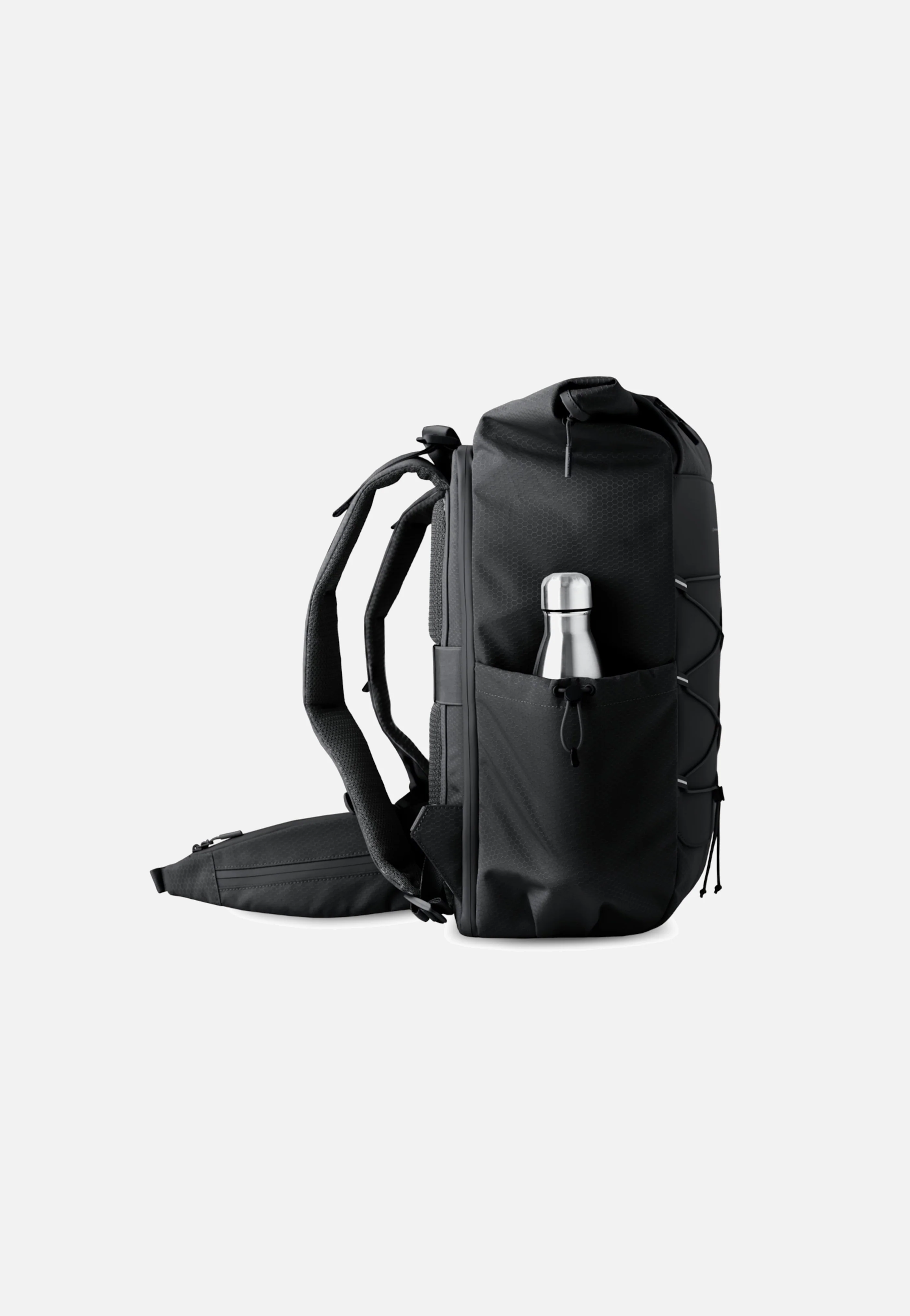 Banff All Black - Rolltop Rucksack - Image 5