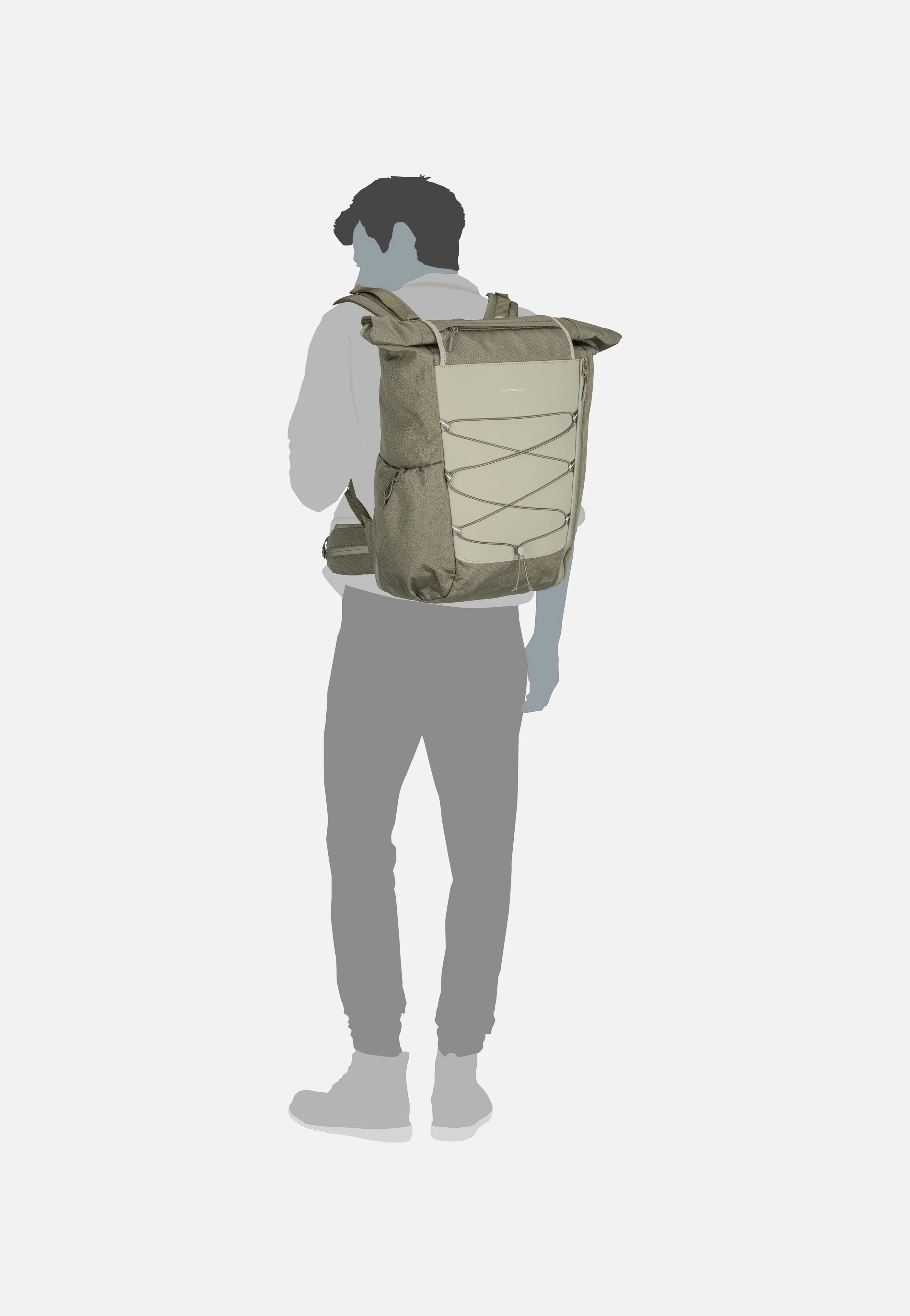 Banff Forest Green - Rolltop Rucksack - Image 11