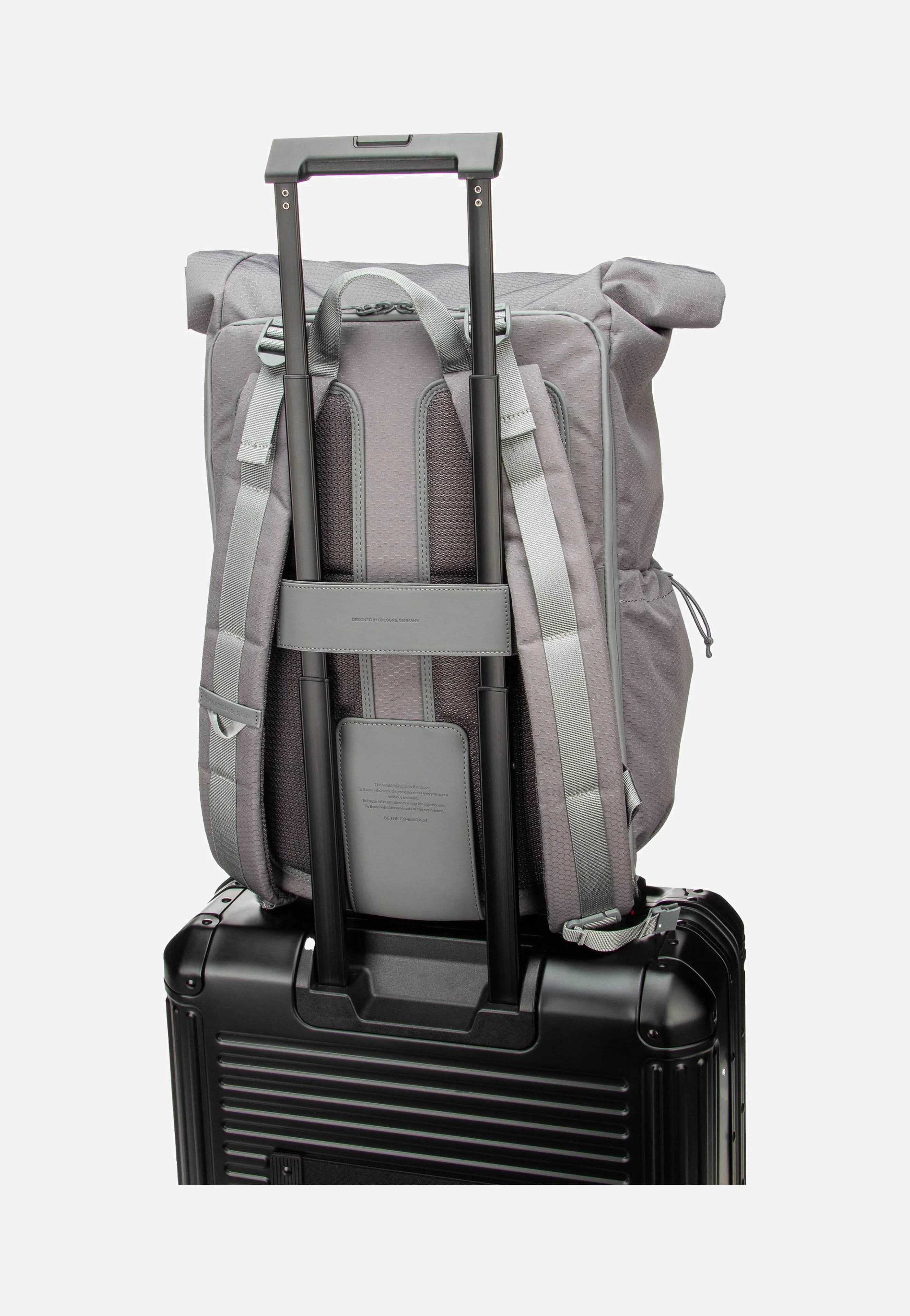 Banff Stone Grey - Rolltop Rucksack - Image 10