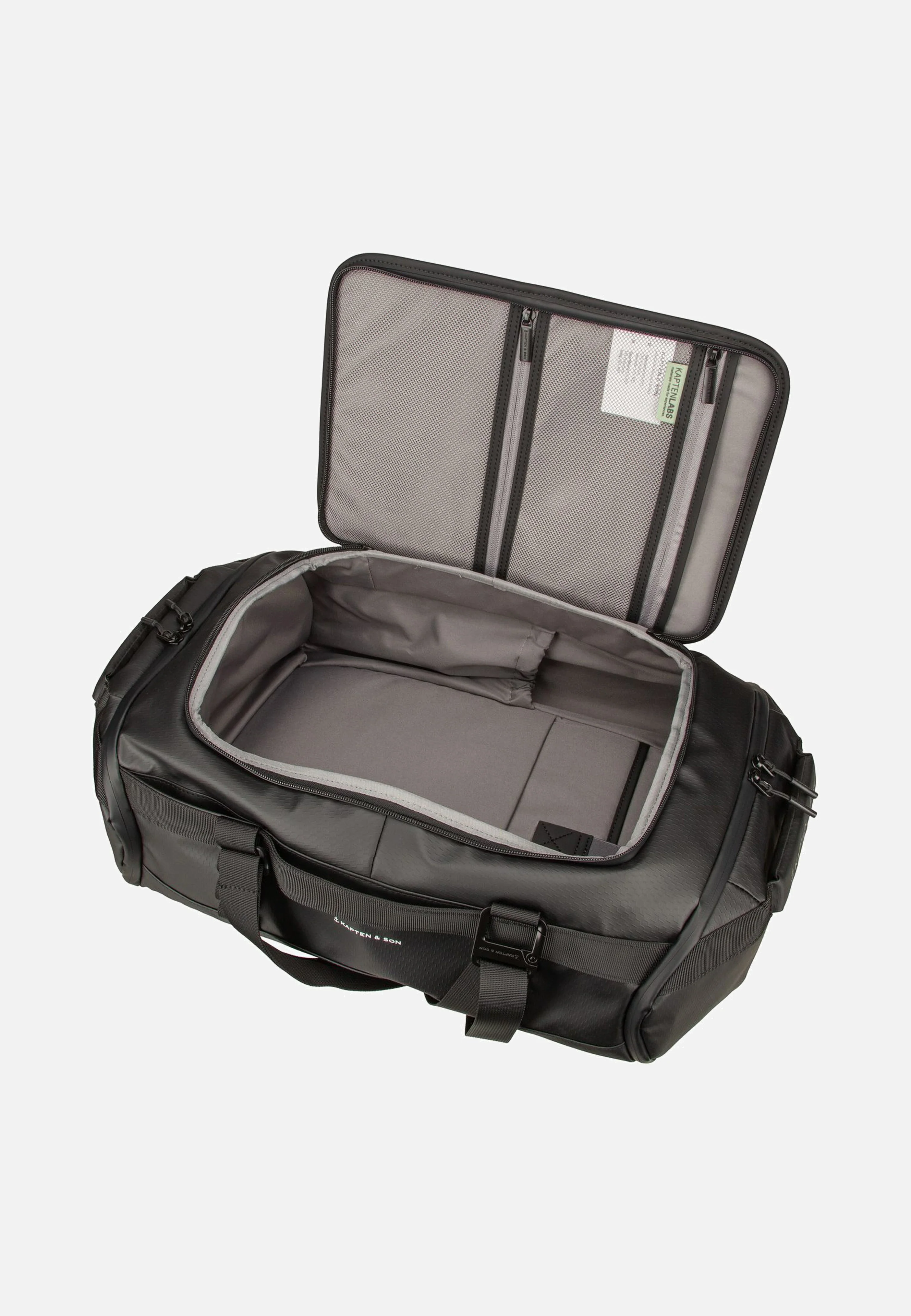 Lisbon Duffle Backpack S All Black - Rucksack - Image 3