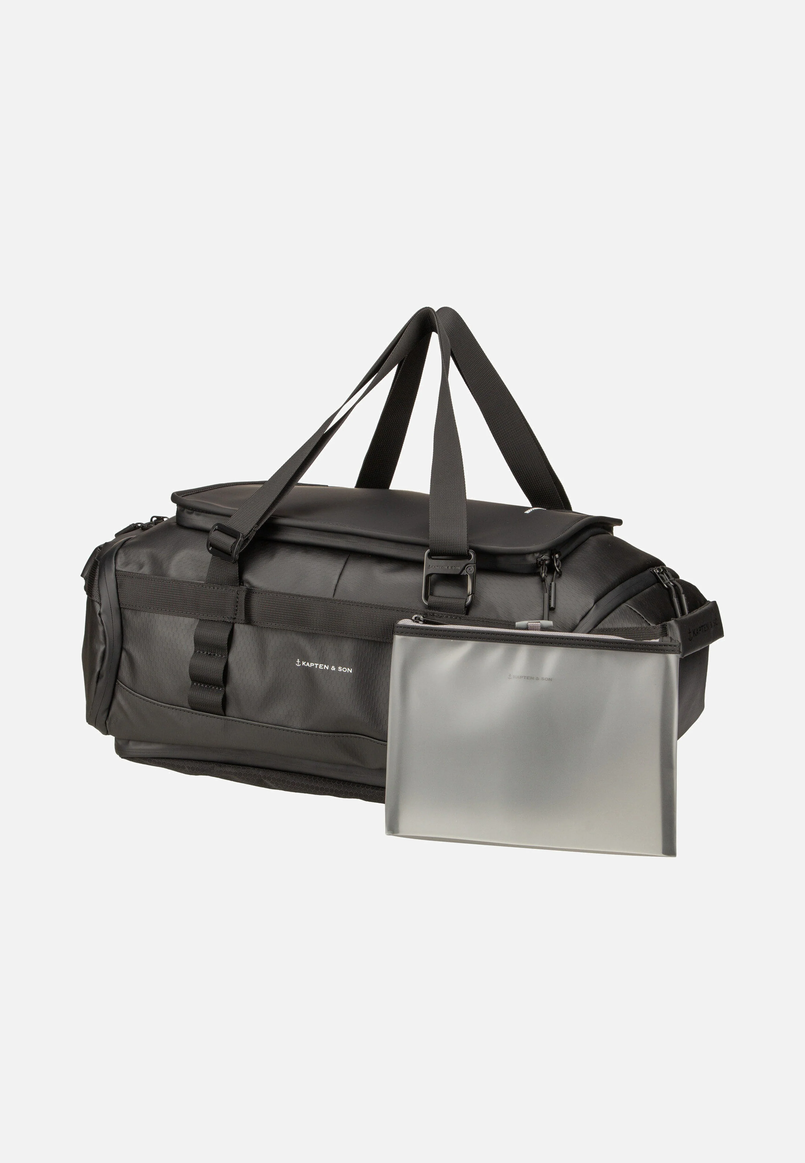 Lisbon Duffle Backpack S All Black - Rucksack - Image 5