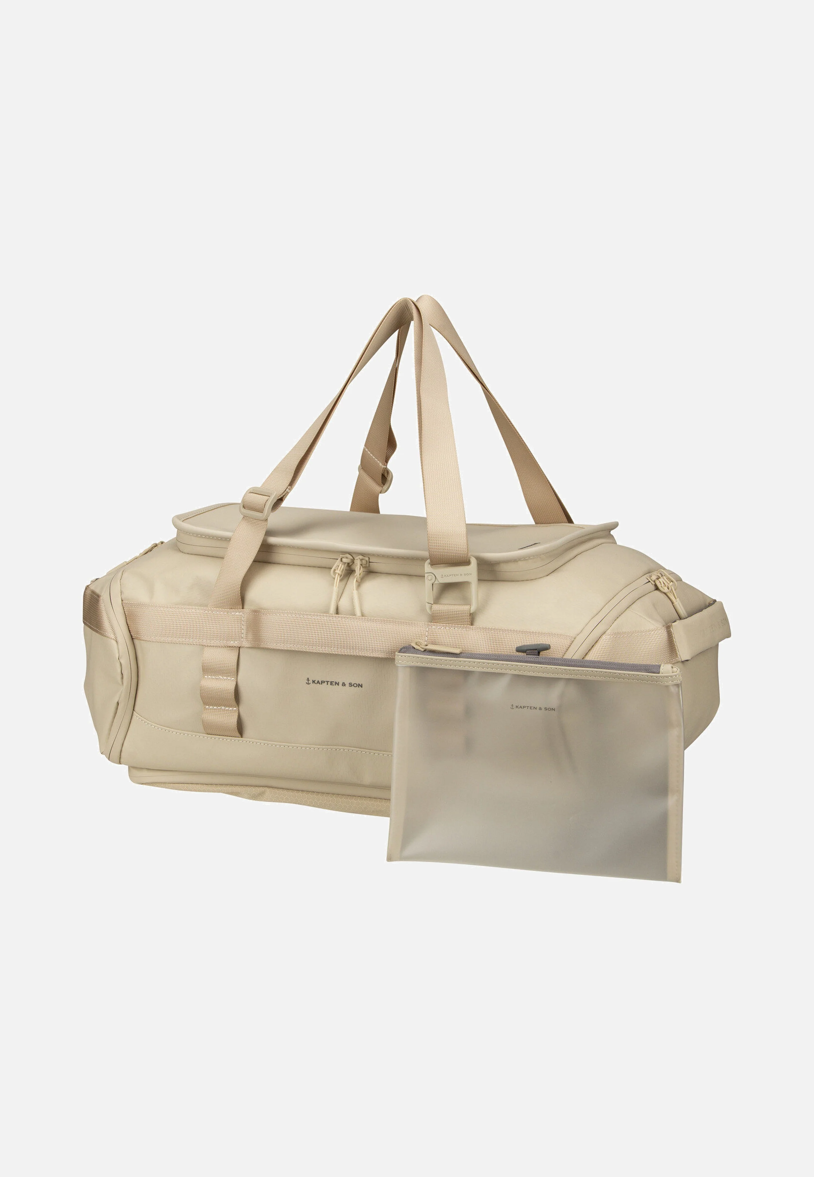Lisbon Duffle Backpack S Sandstone - Rucksack - Image 8