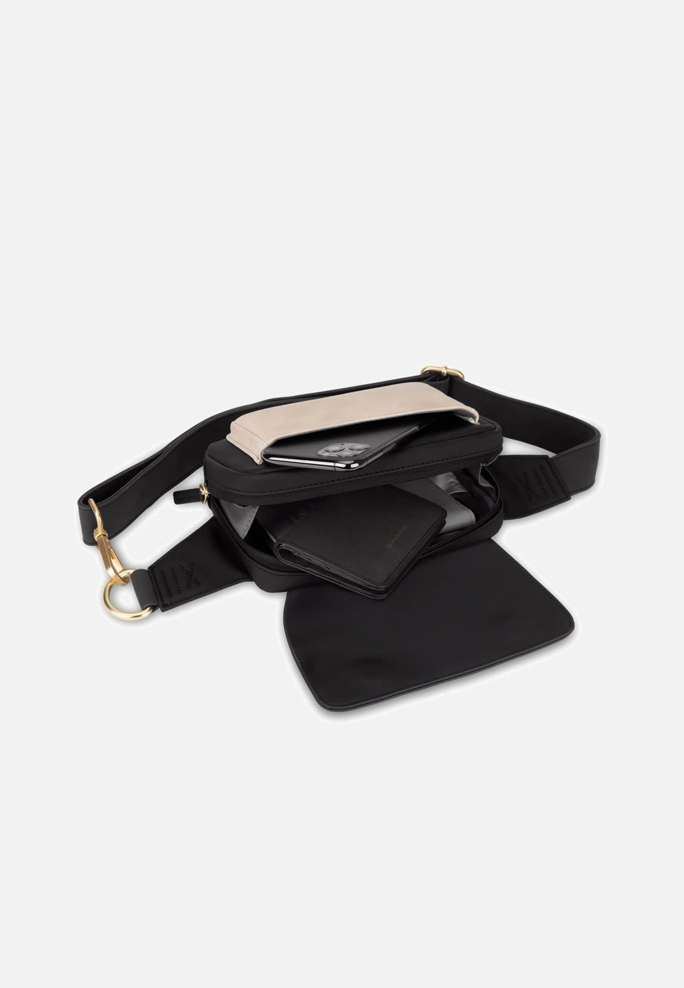 Visby Cream Black - Bauchtasche - Image 5