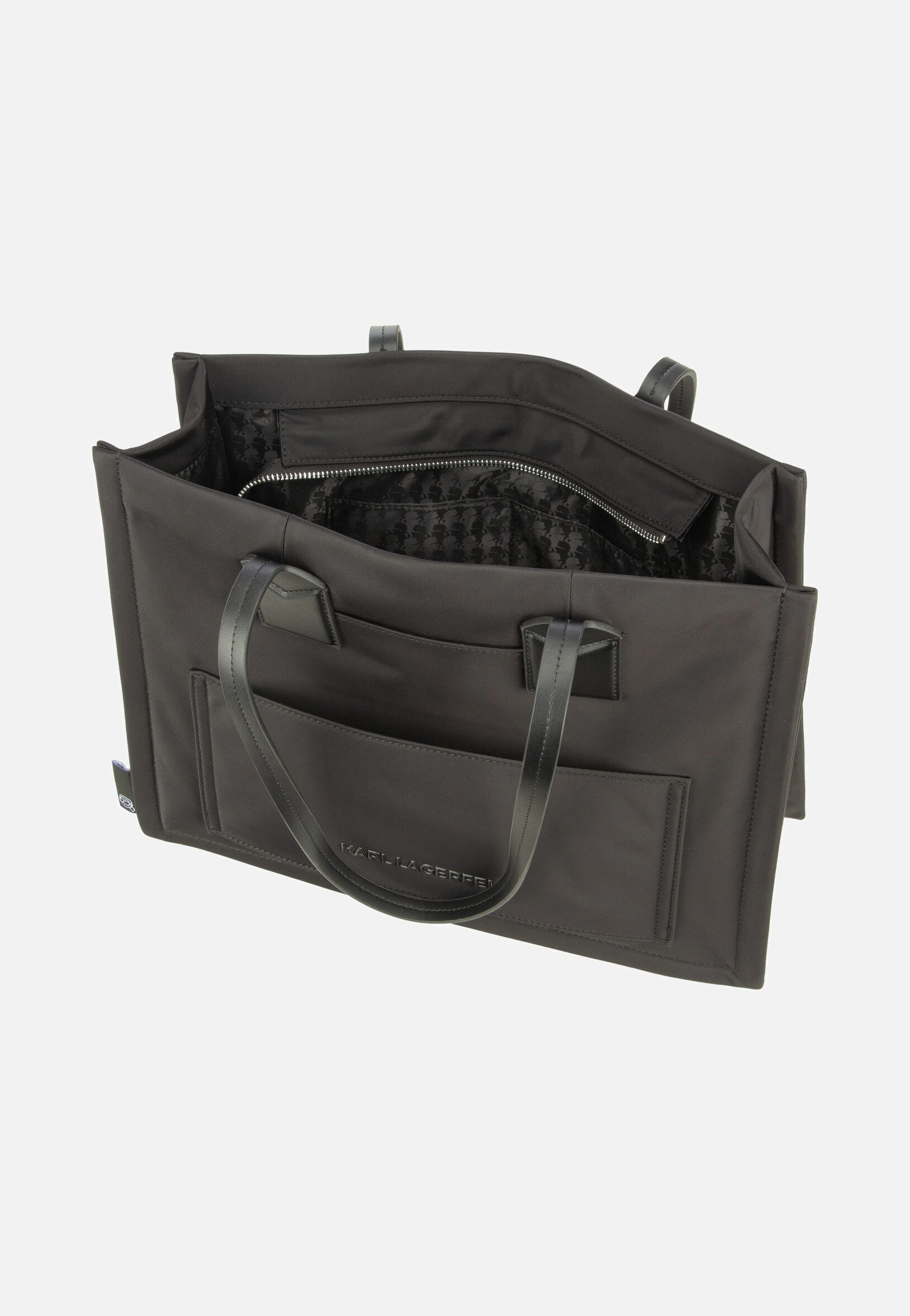 Ikon Nylon outl MD Square 30175 Black - Shopper - Image 3