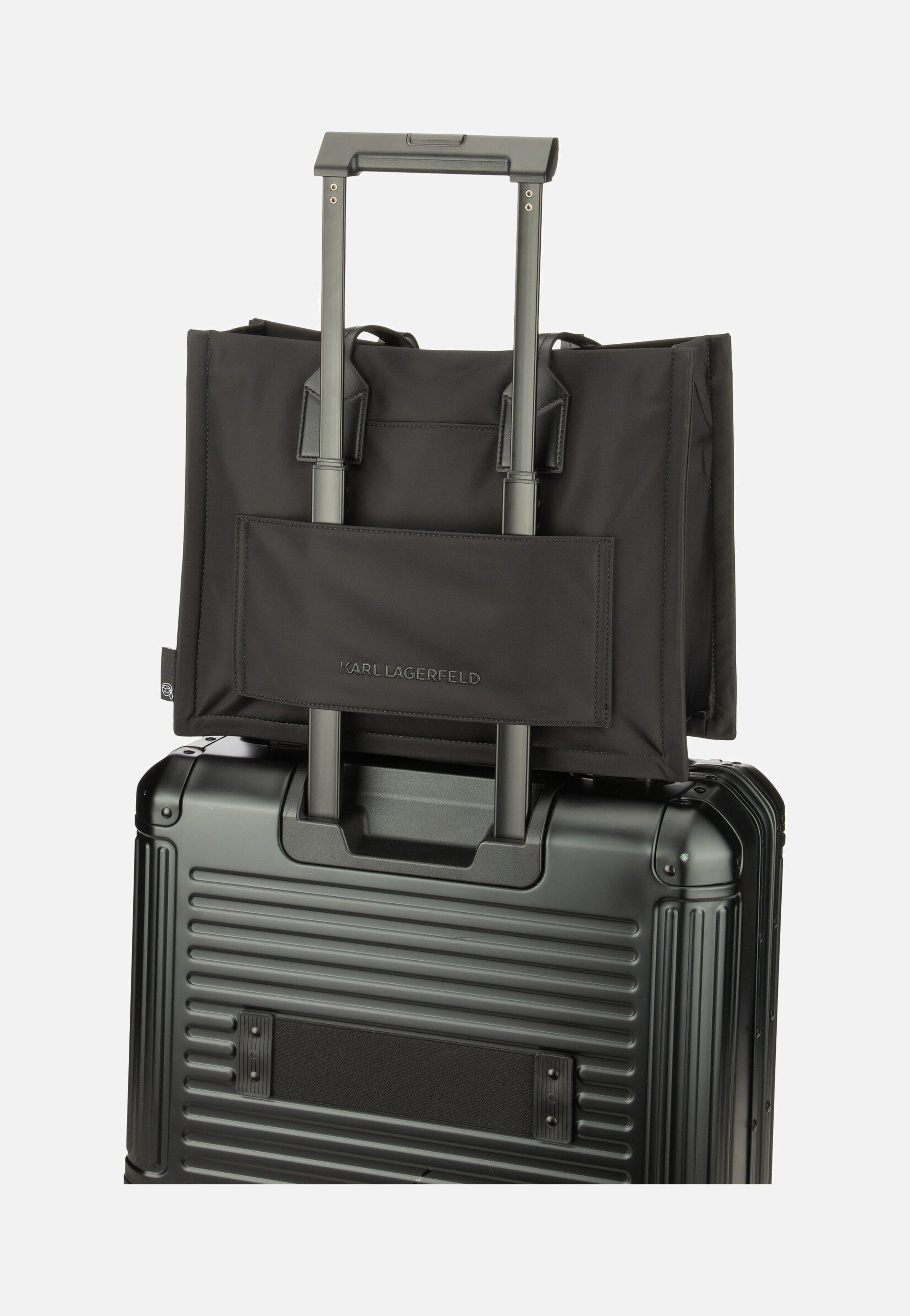 Ikon Nylon outl MD Square 30175 Black - Shopper - Image 6