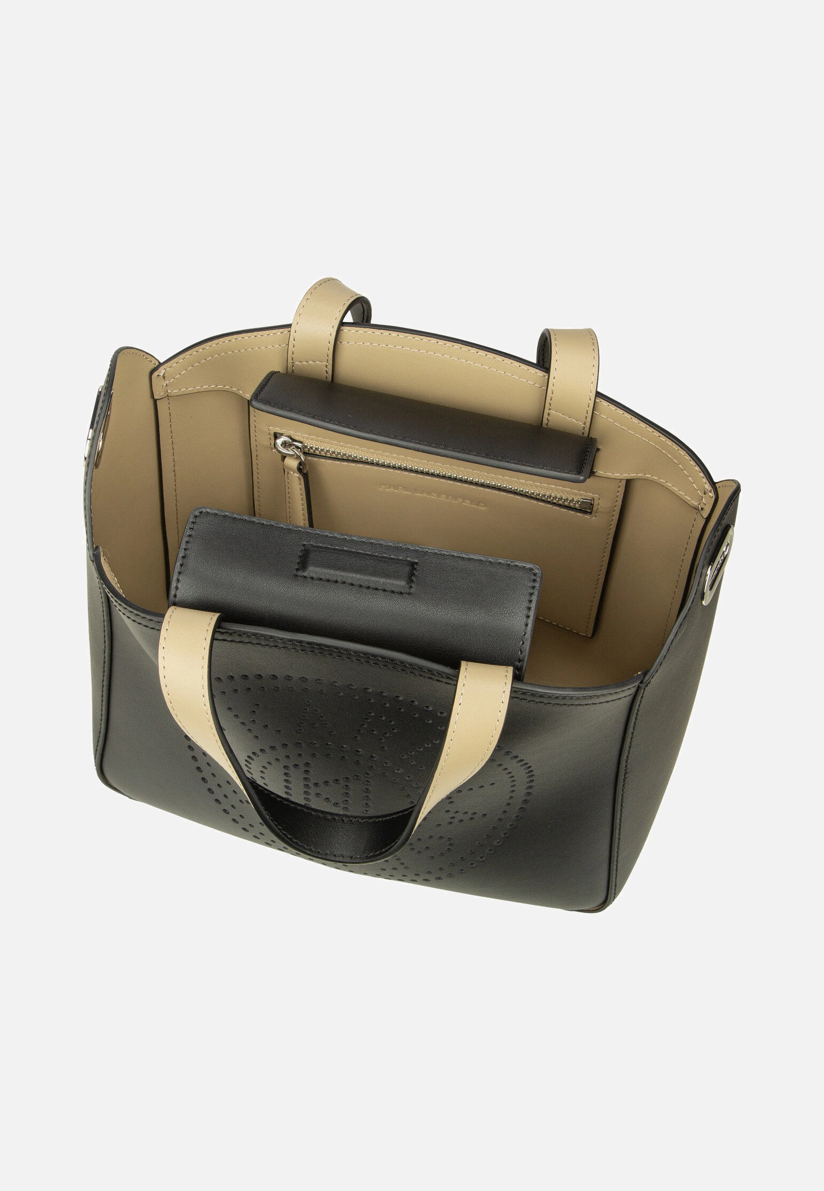 K/Circle SM Perforated 30058 Black - Tote Bag - Image 3