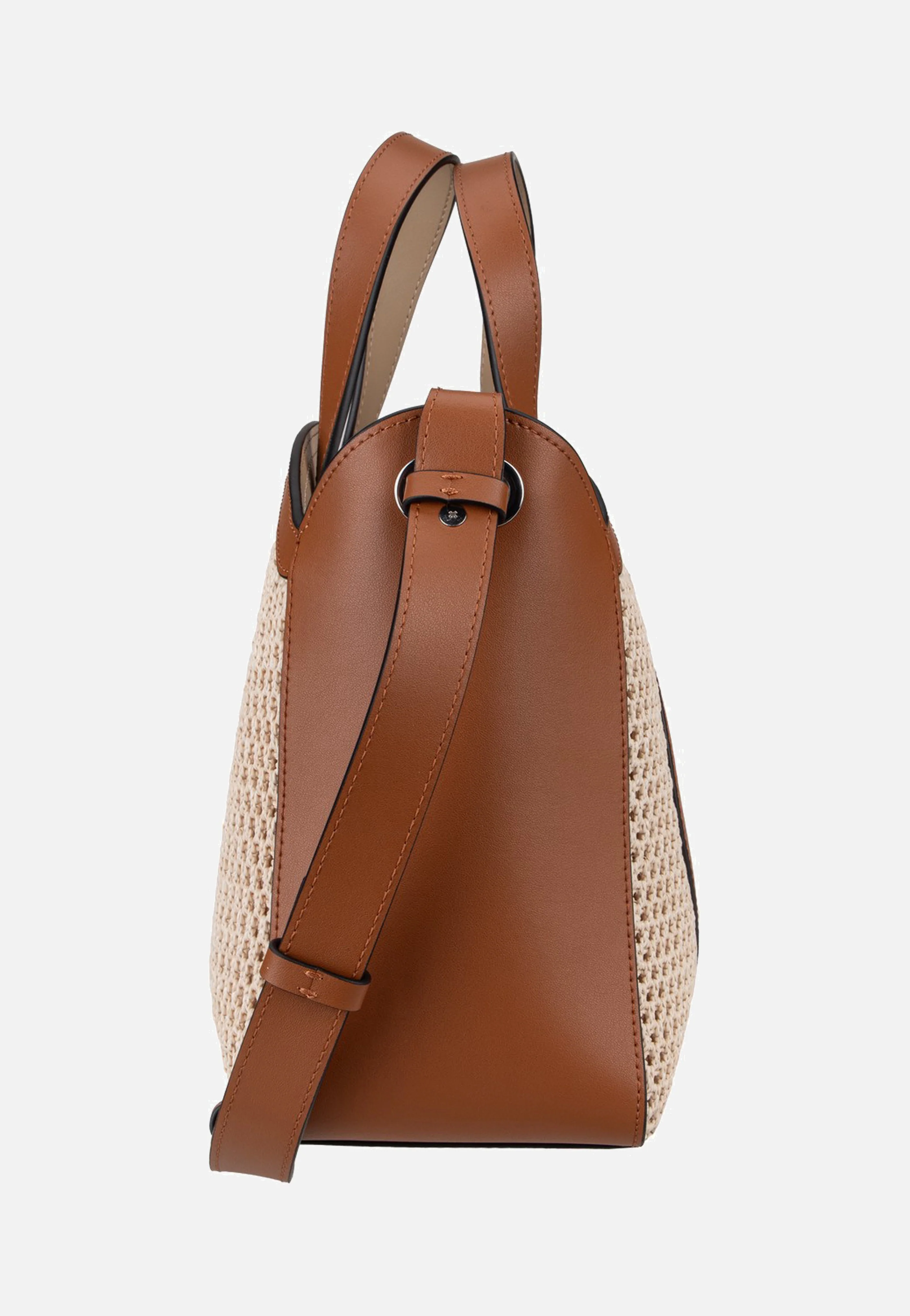 K/Circle SM Tote Raffia Mesh Natural/Tan - Tote Bag - Image 4