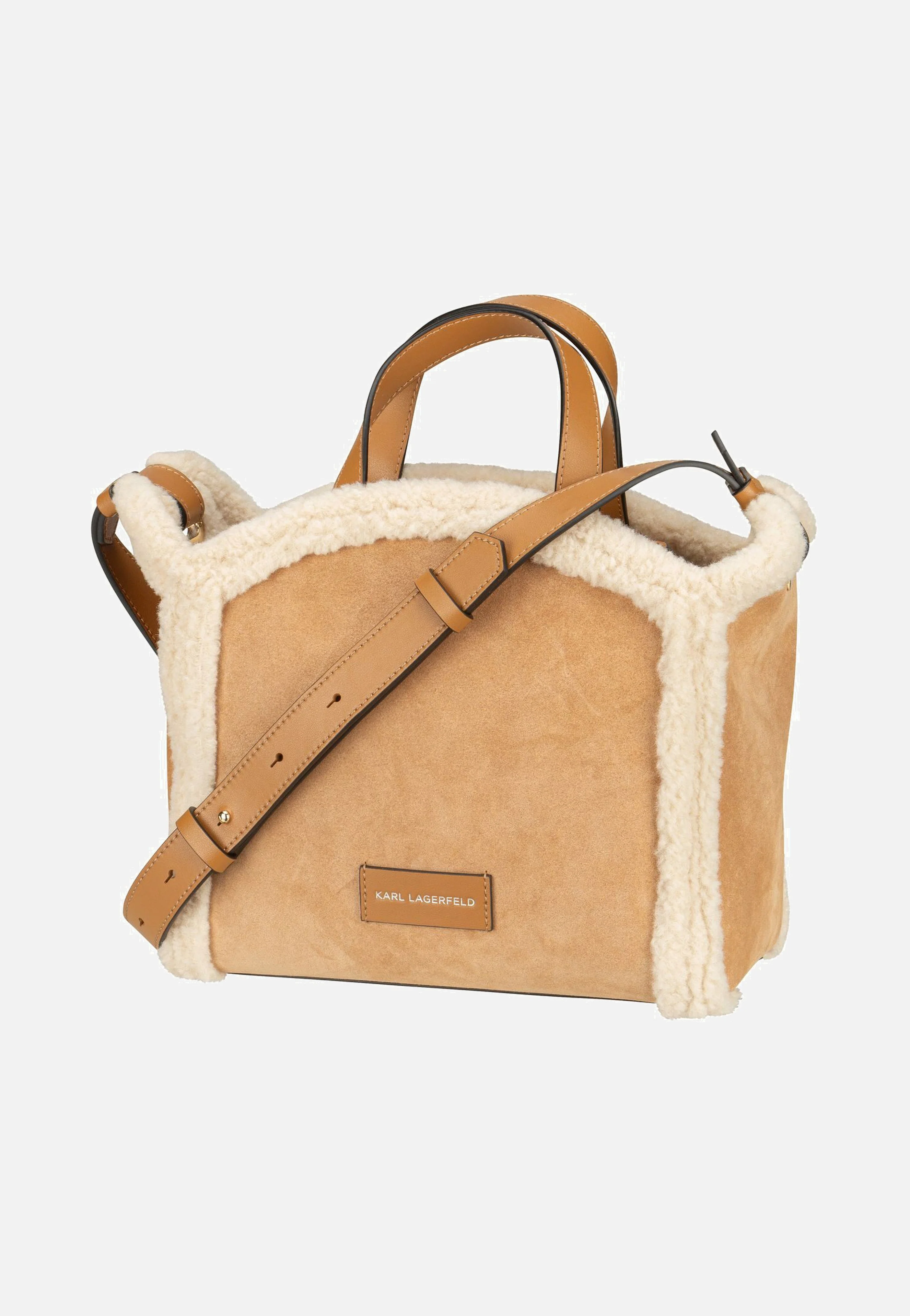 K/ circle SM Tote Shearling Caramel - Crossbody Bag - Image 2