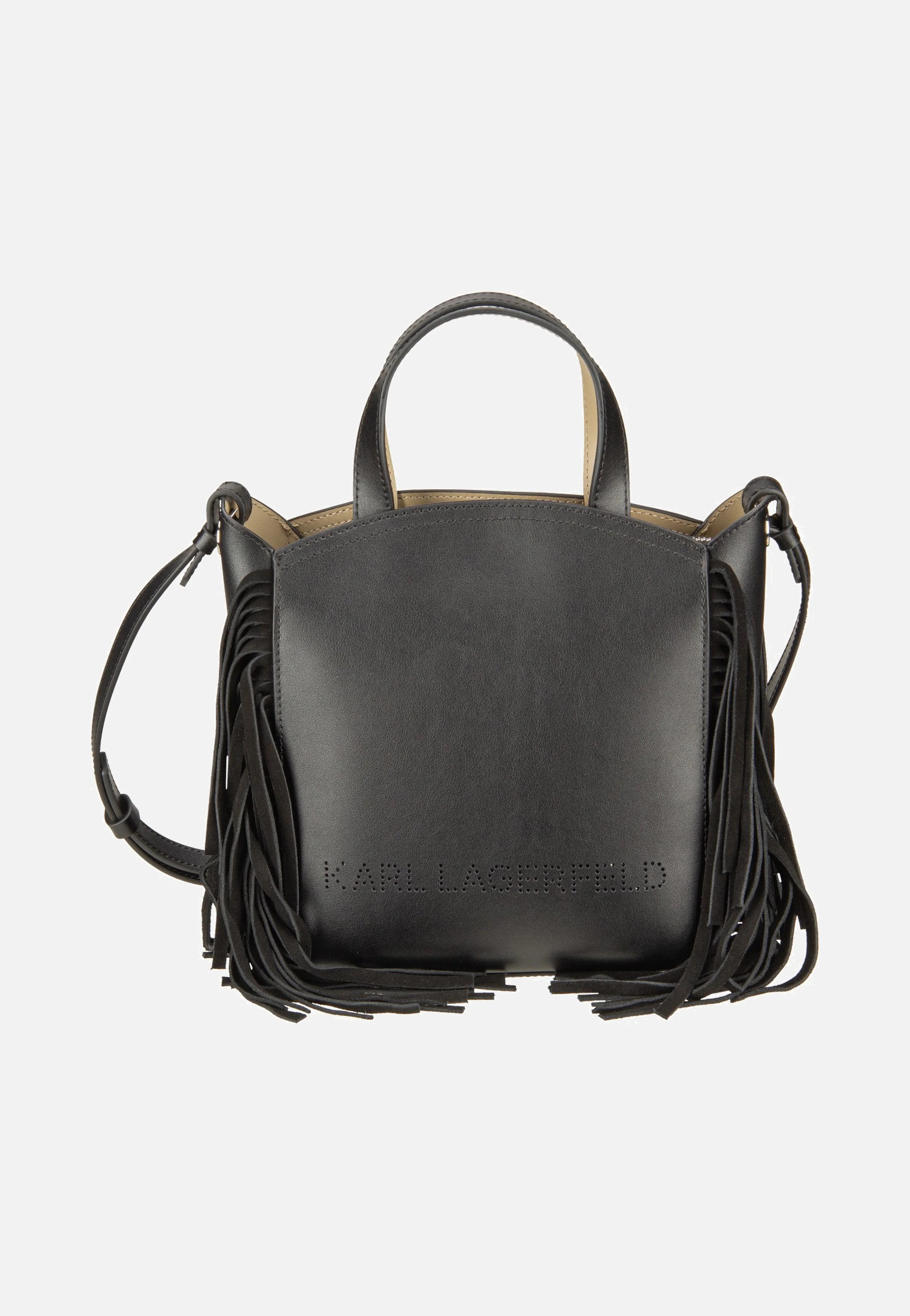 K/Circle SM Zip Tote Fringes Black/Nickel - Tote Bag - Image 2
