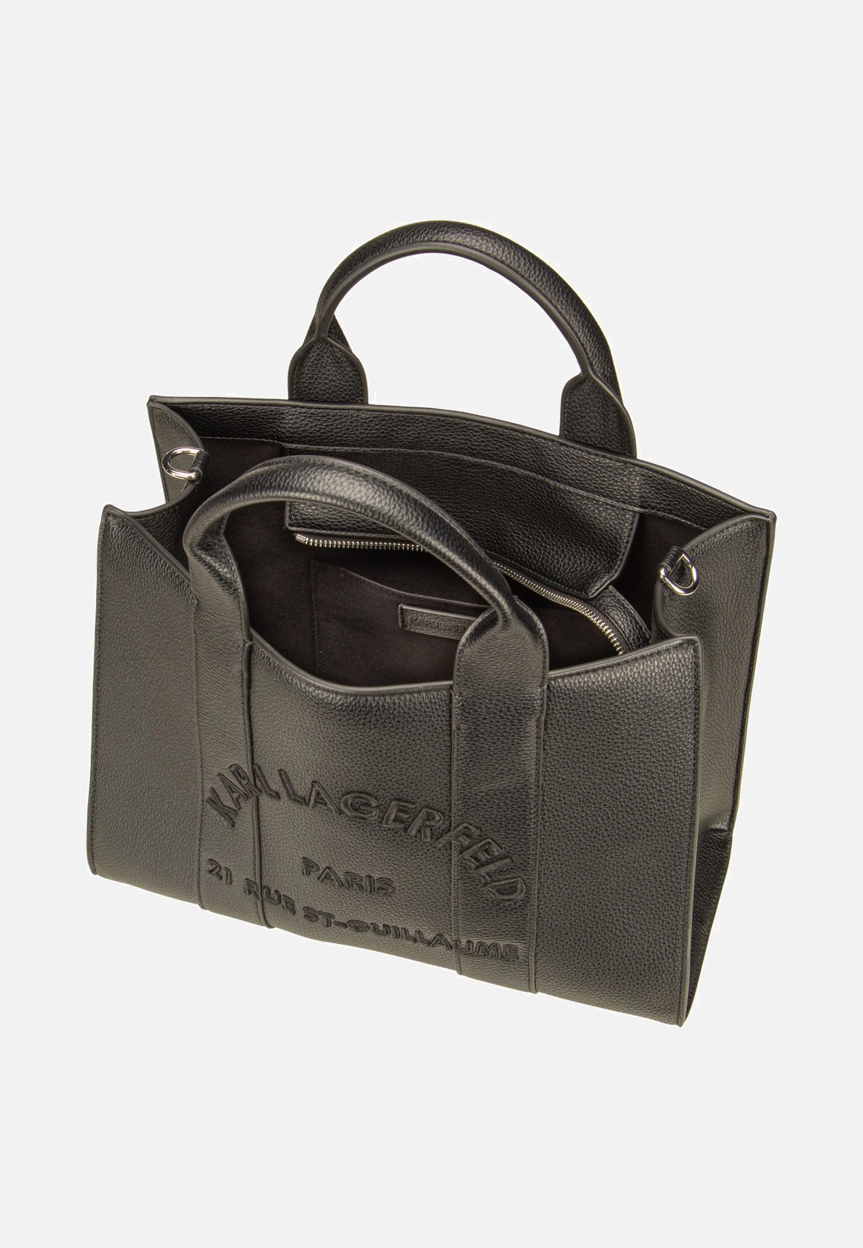 K/RSG MD Square Tote Peb Emb Black - Tote Bag - Image 5