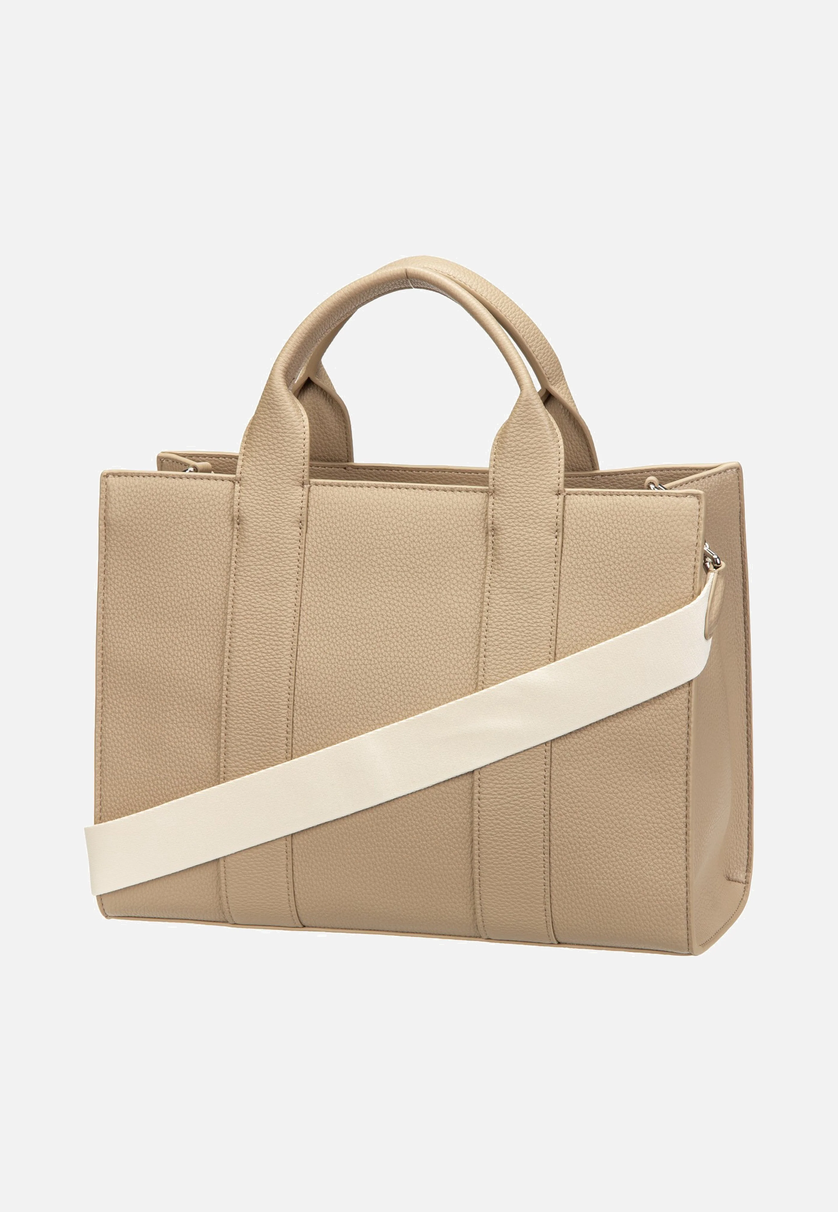 K/RSG MD Square Tote Peb Emb Nougat - Tote Bag - Image 3