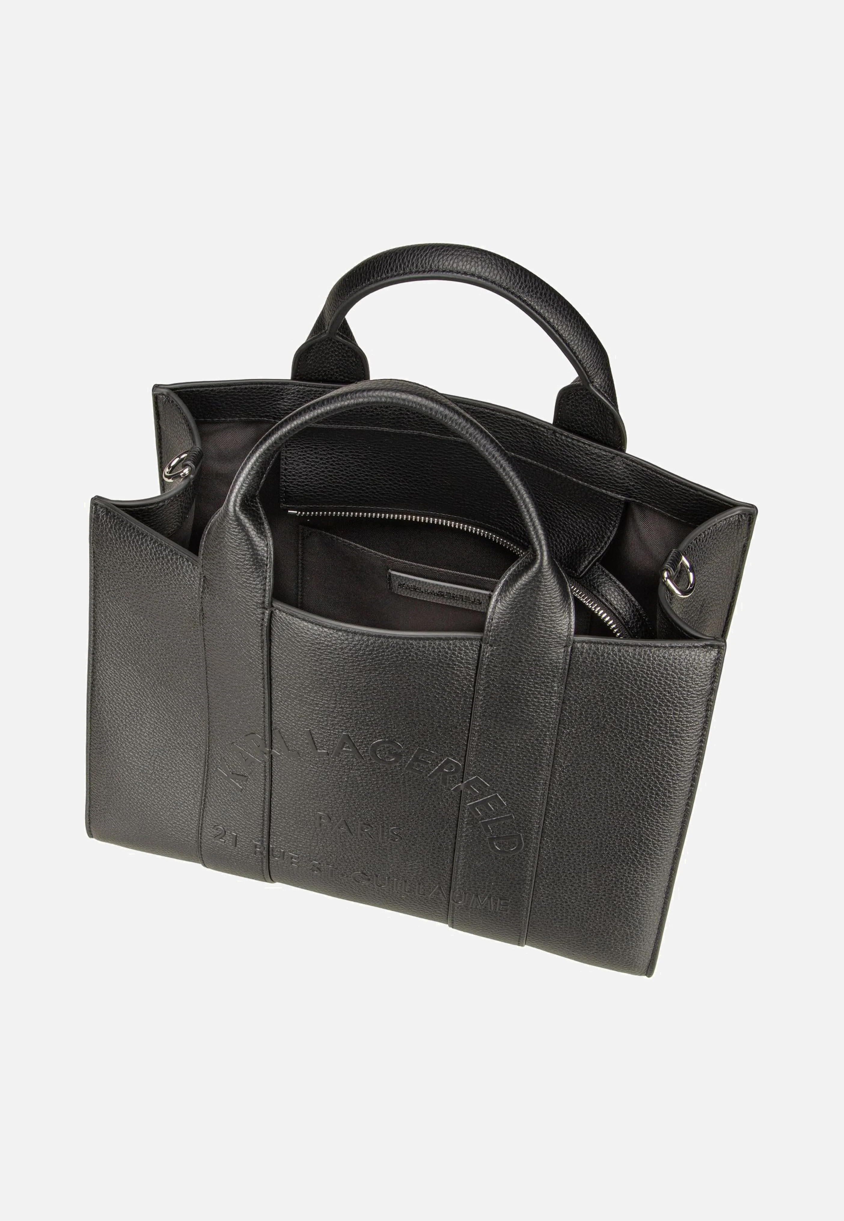 K/RSG Pebble Square Med Tote Black - Tote Bag - Image 3
