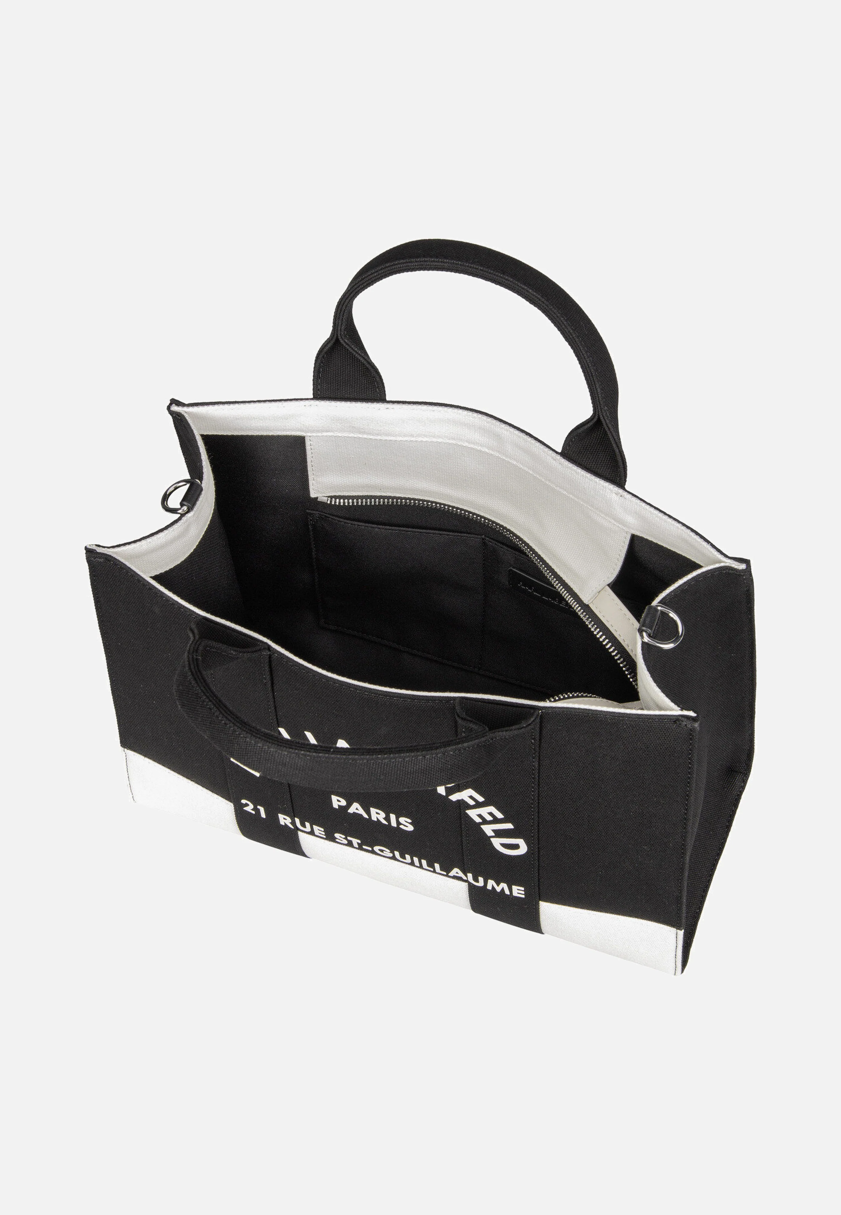 K/RSG Square MD Col. Block 50025 Cannoli Cream/Black - Tote Bag - Image 3