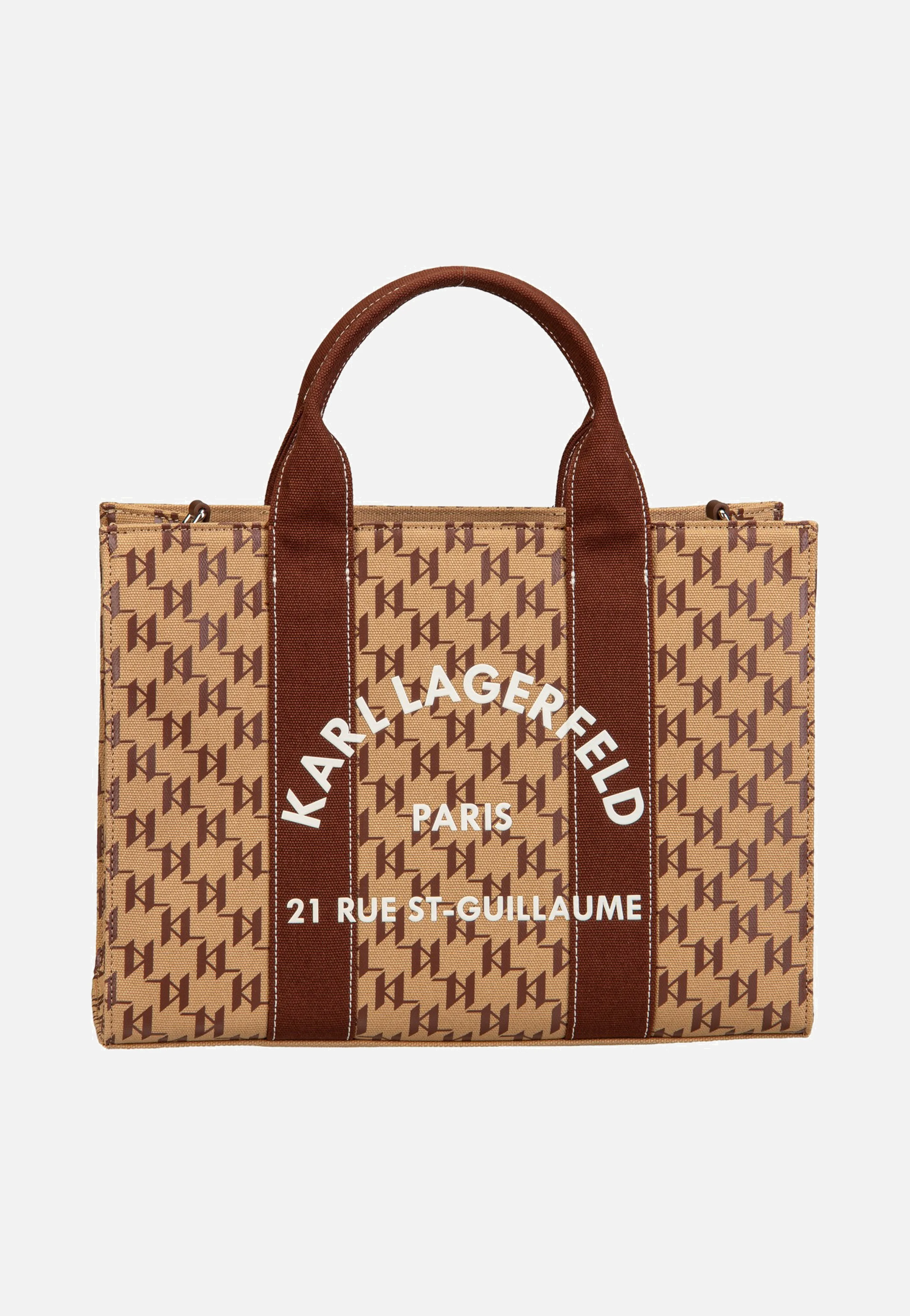 K/RSG Square Mono MD Tote Monogram Nougat Brown - Tote Bag - Image 2