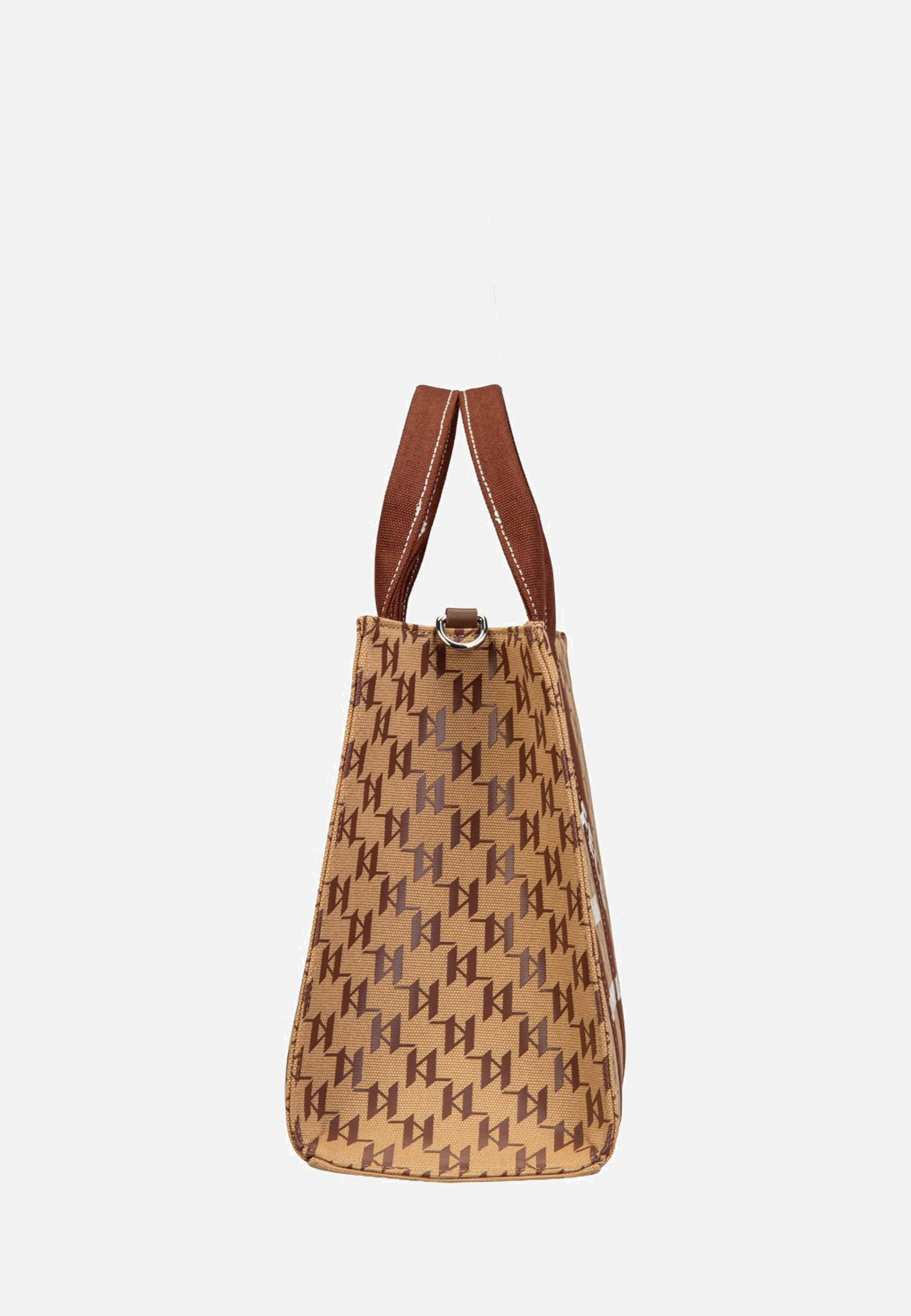 K/RSG Square Mono MD Tote Monogram Nougat Brown - Tote Bag - Image 4