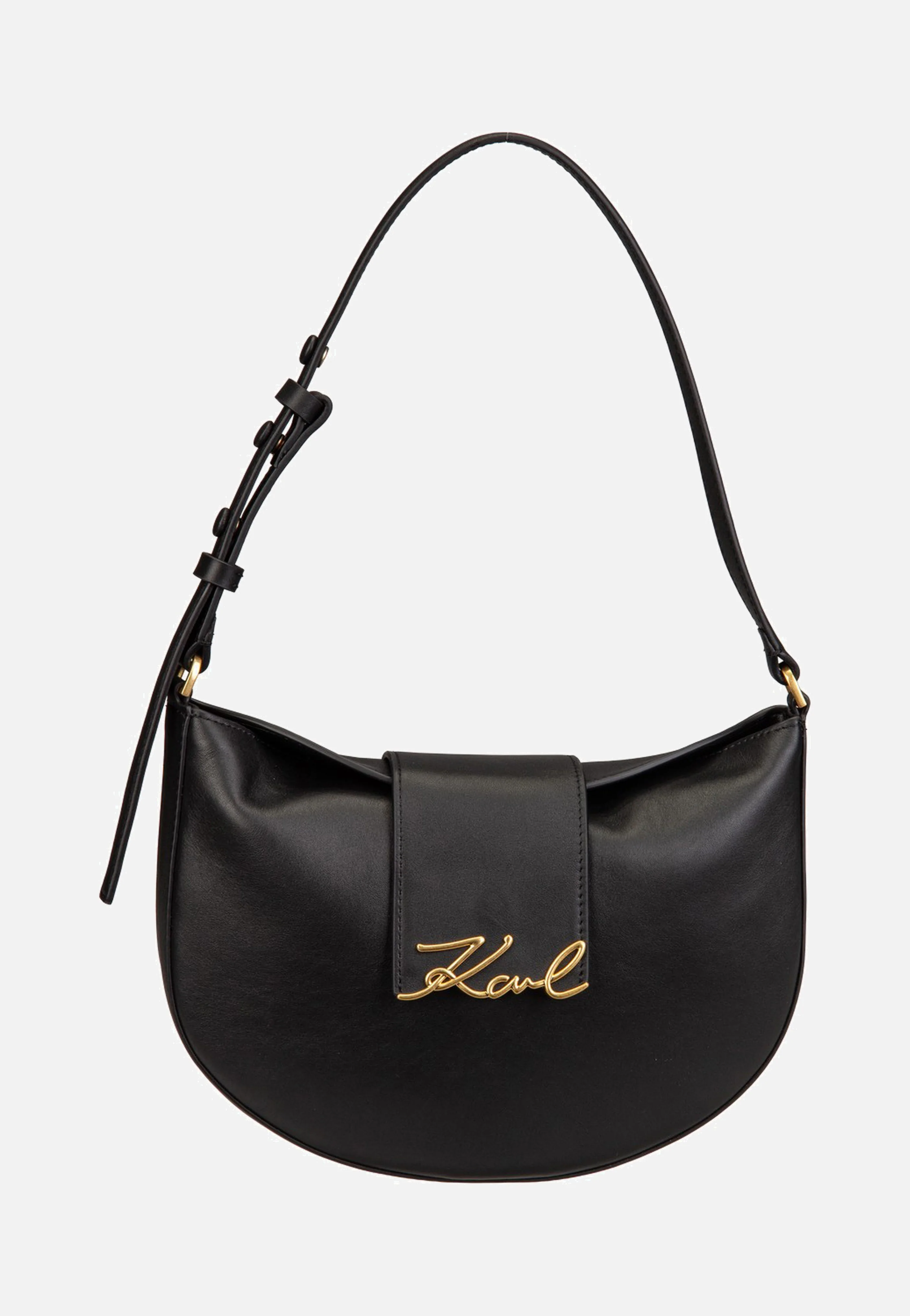 K/Signature FL Halfmoon SHB Black/Gold - Umhängetasche - Image 2