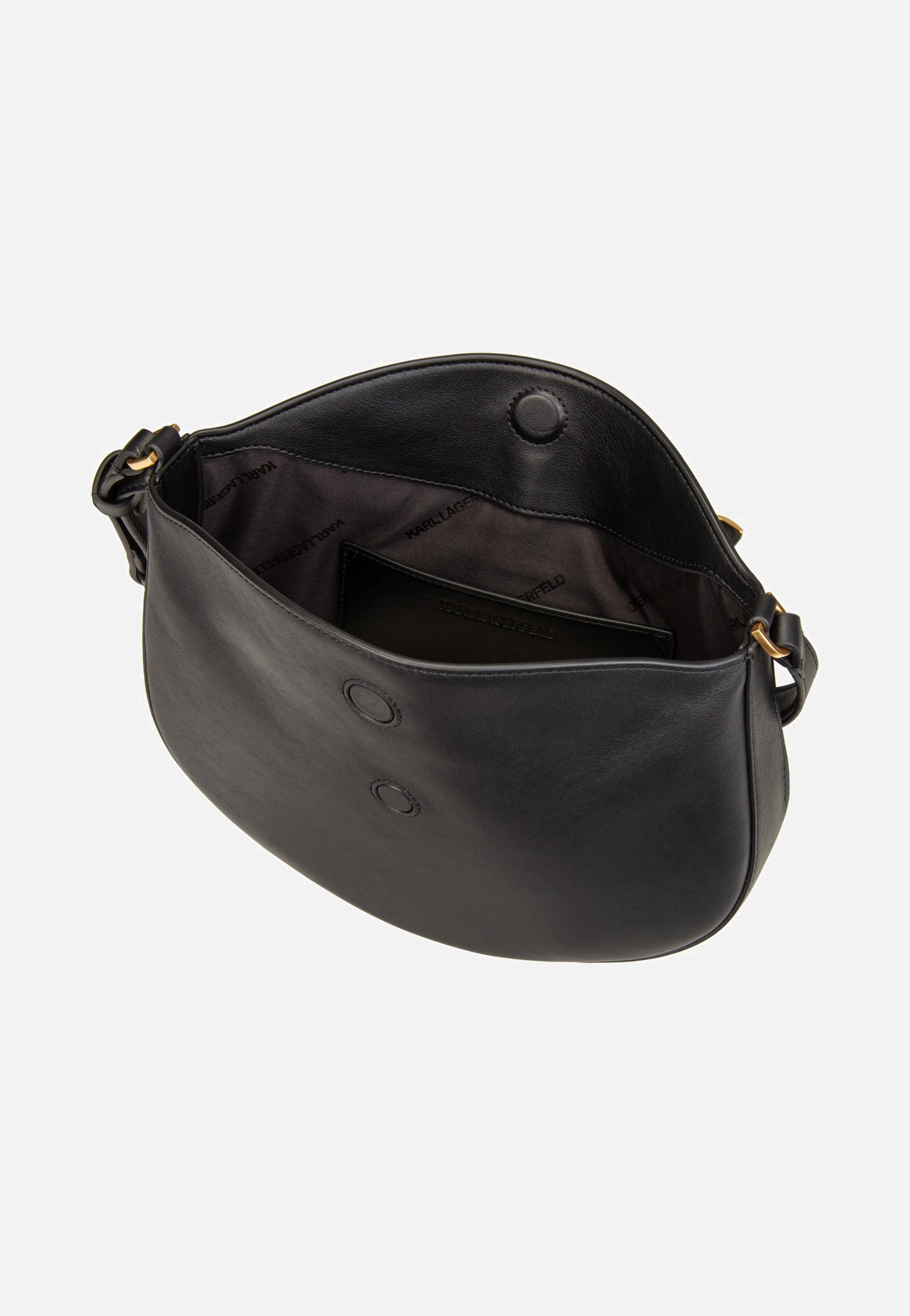 K/Signature FL Halfmoon SHB Black/Gold - Umhängetasche - Image 5