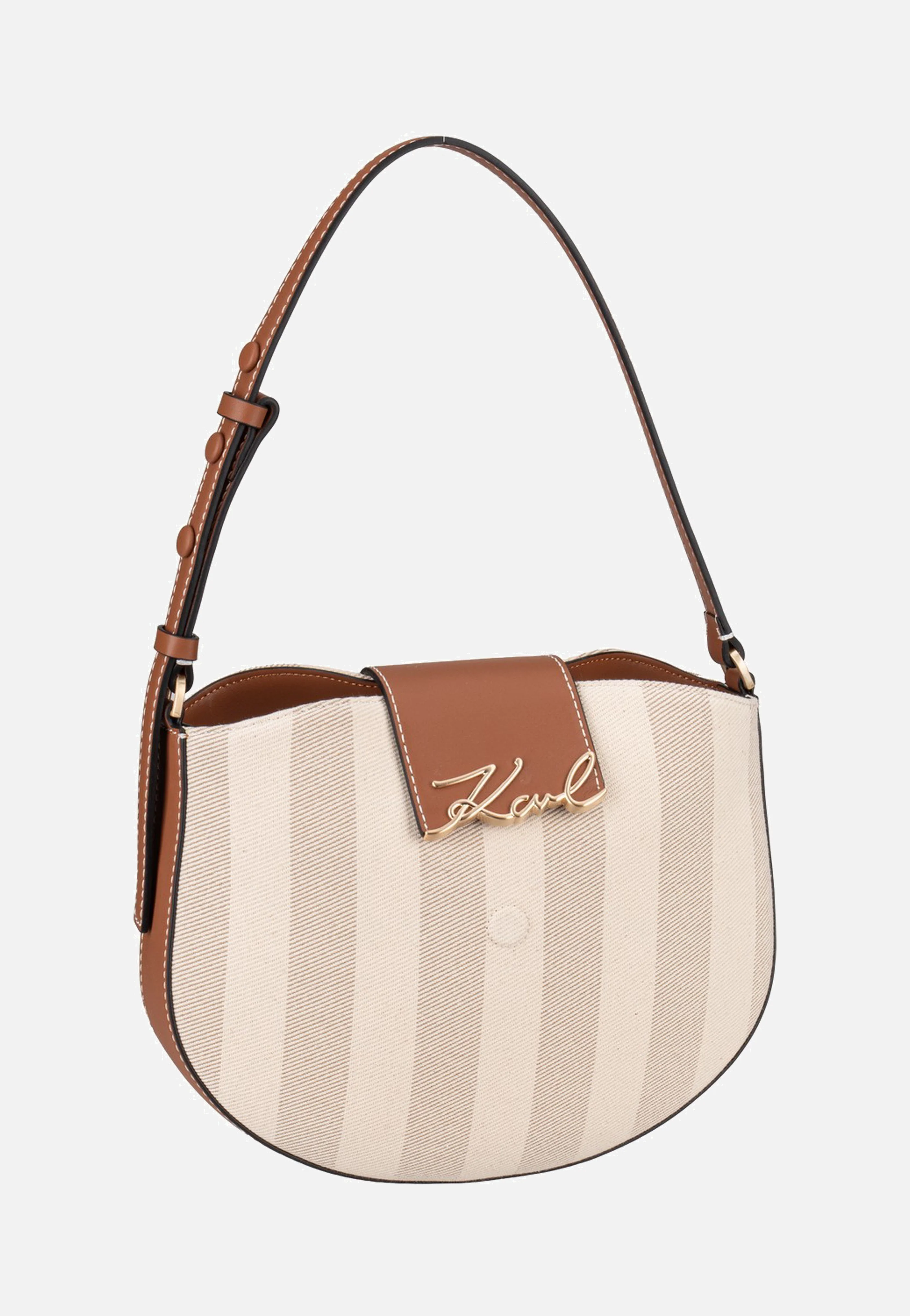 K/Signature Flap SHB Herr Natural Canvas Tan - UmhÀngetasche