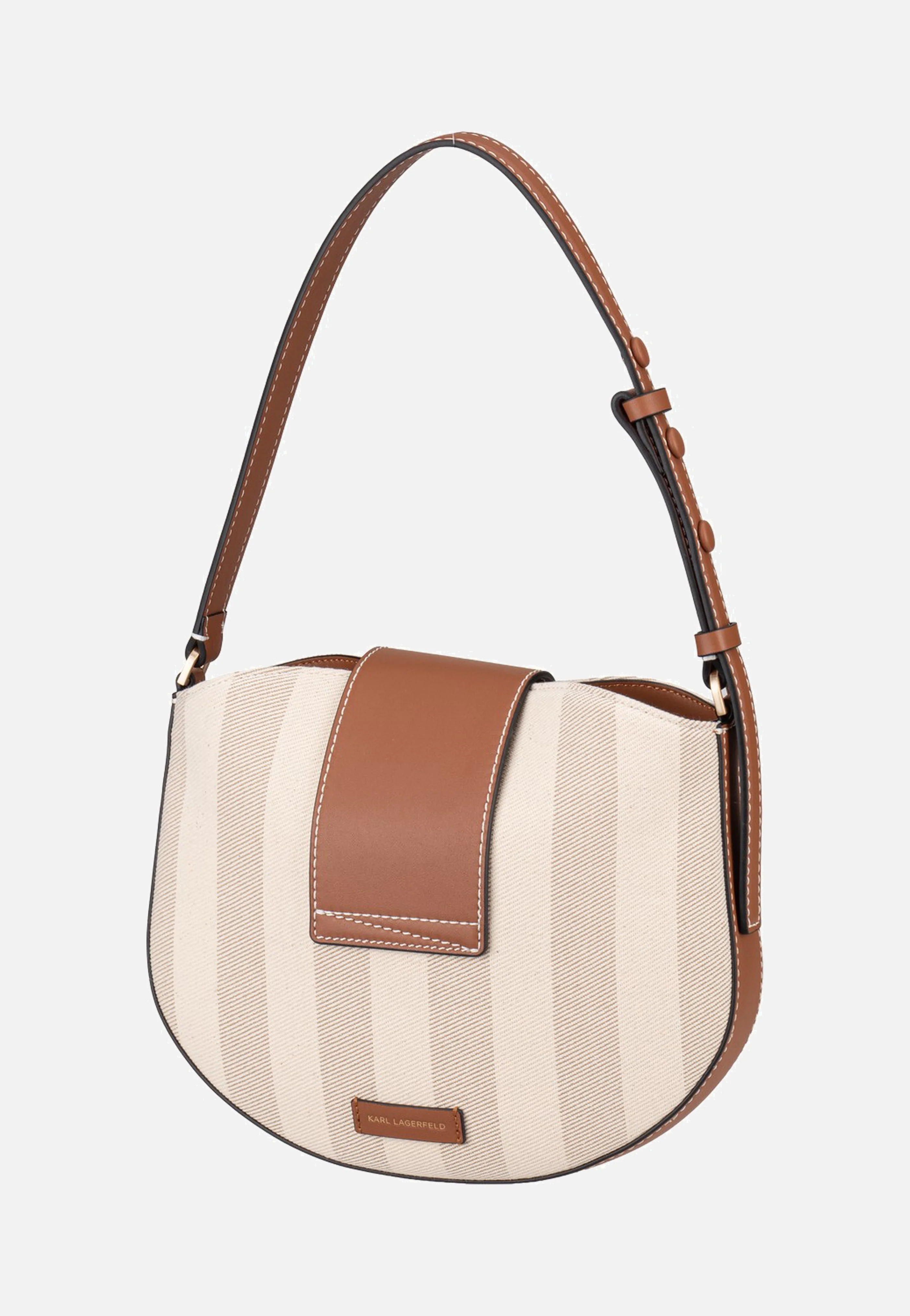 K/Signature Flap SHB Herr Natural Canvas Tan - UmhÀngetasche - Image 3