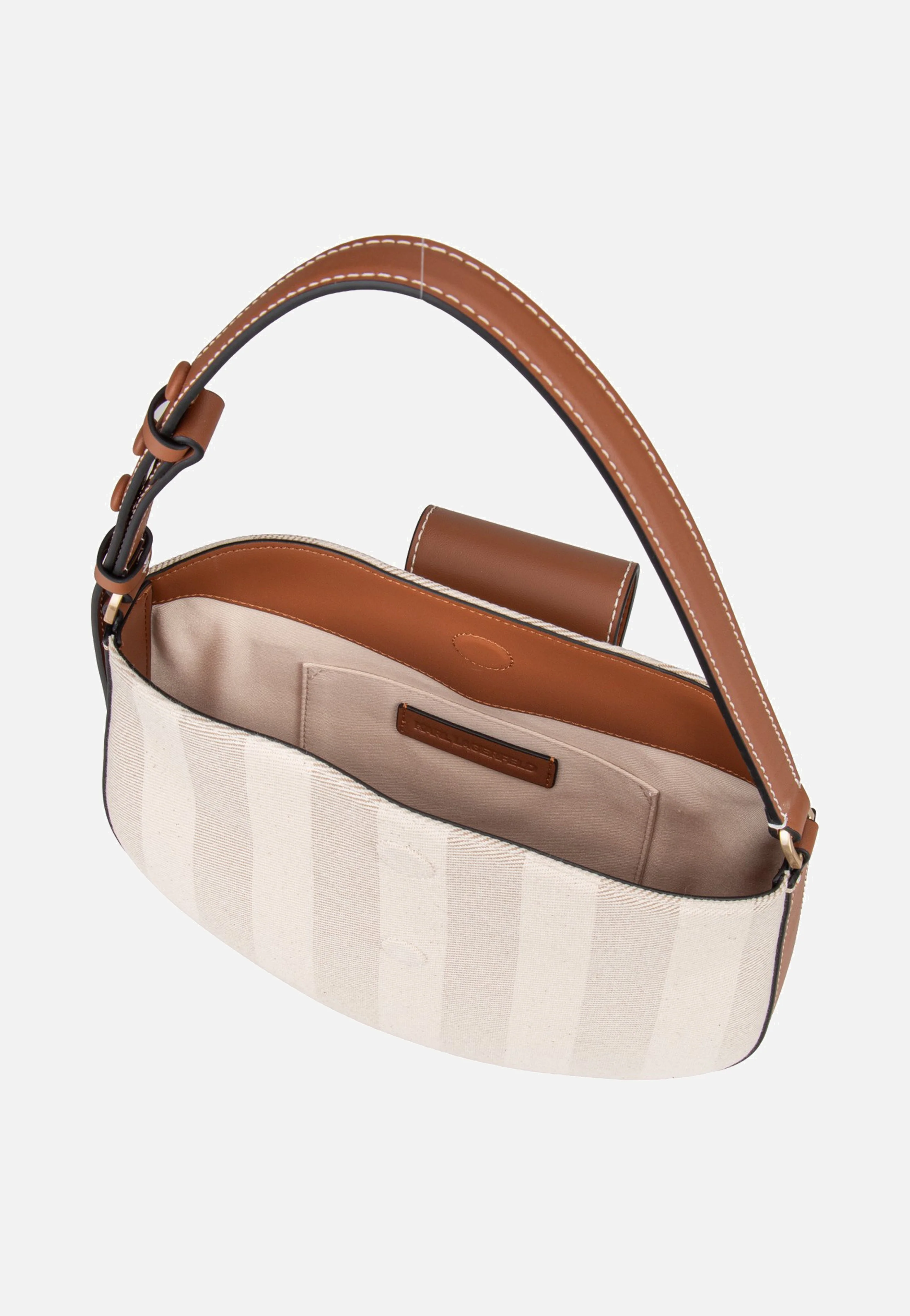 K/Signature Flap SHB Herr Natural Canvas Tan - UmhÀngetasche - Image 5