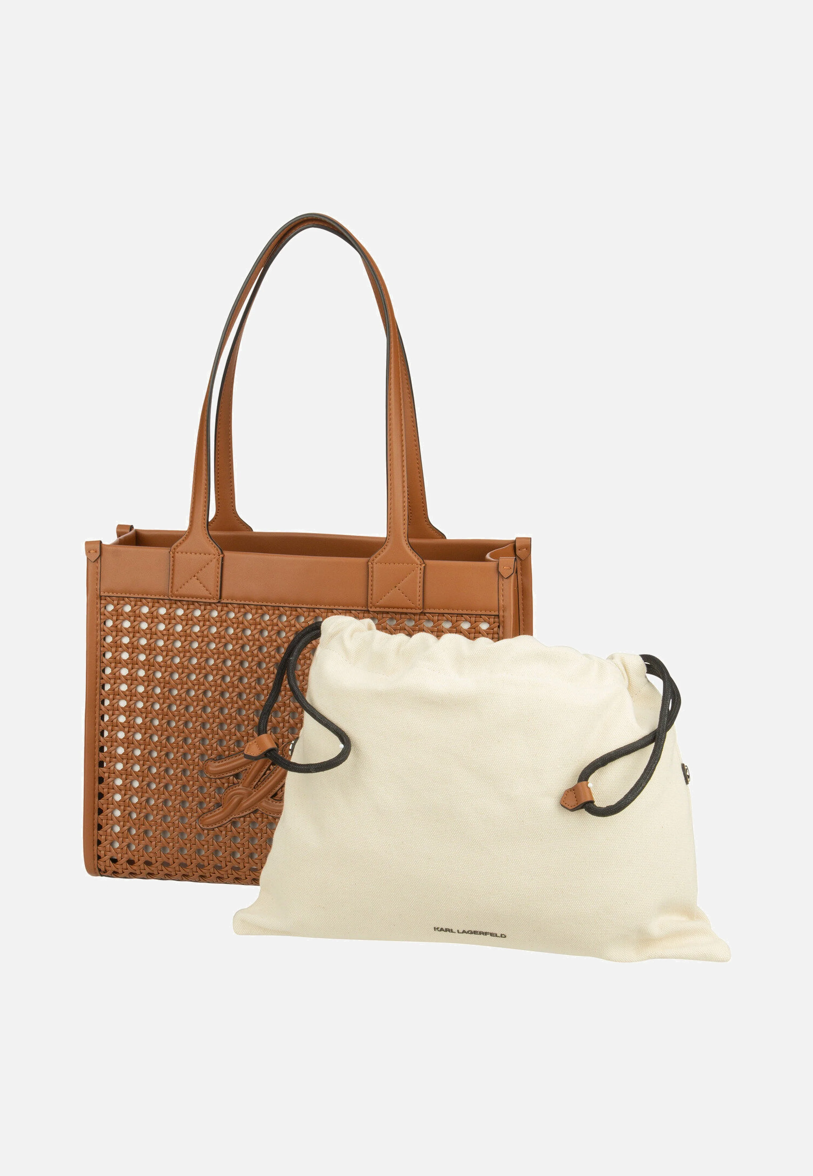K/Skuare MD Woven 30052 Dark Tan - Shopper - Image 5