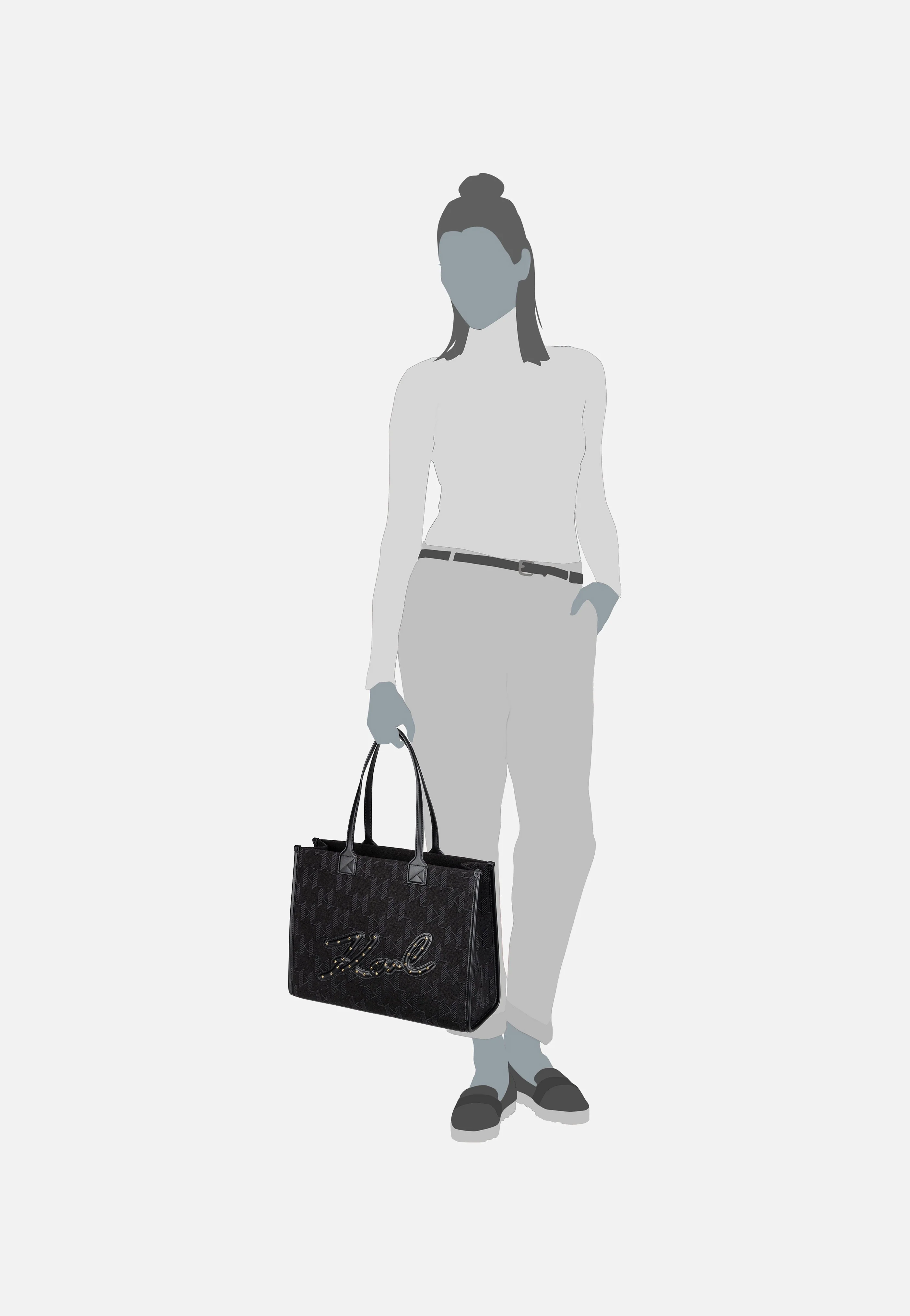 K/Skuare SP LG Monogram Black - Shopper - Image 5
