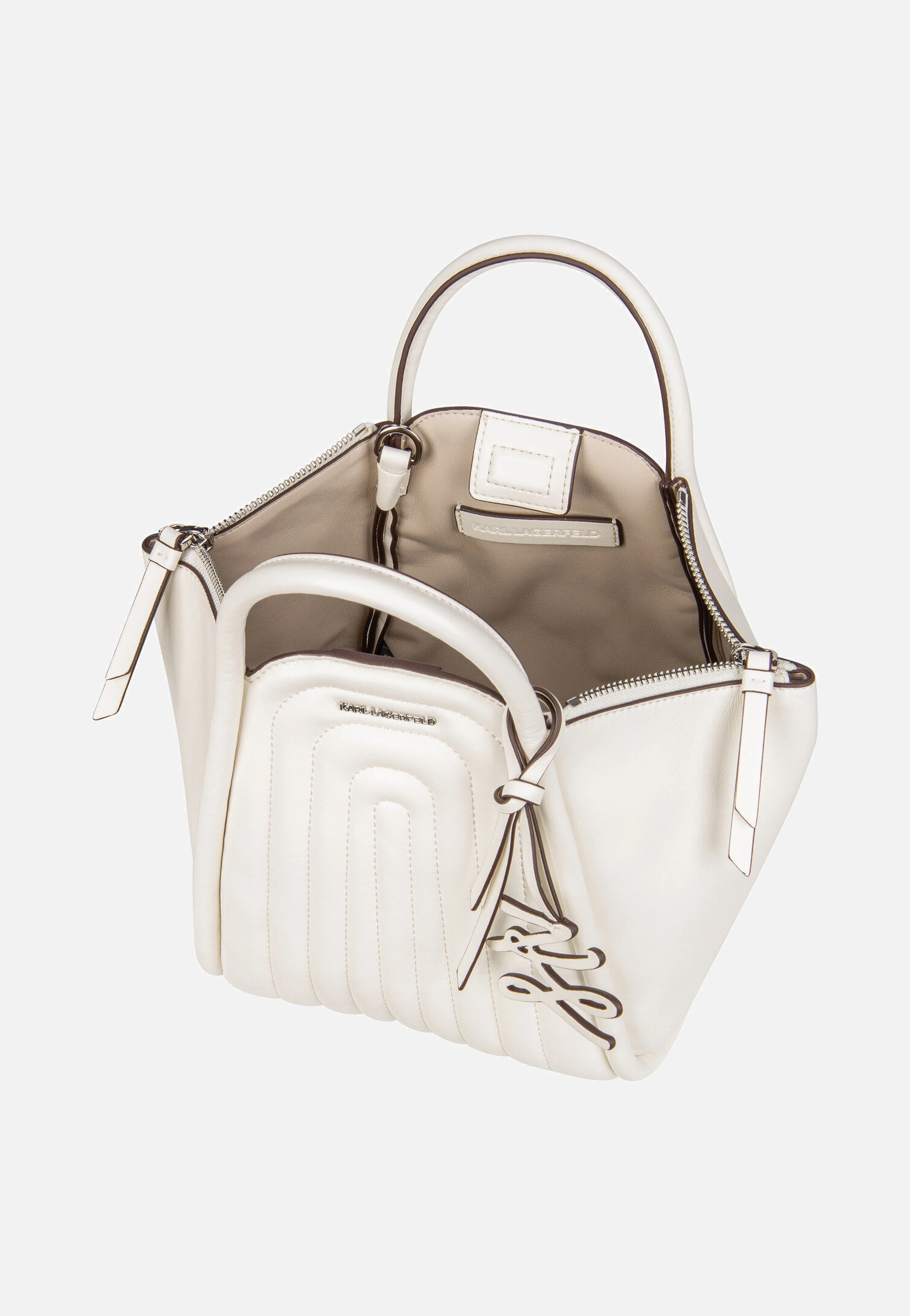 K/Wellen Tote 30260 Off White - Henkeltasche - Image 3