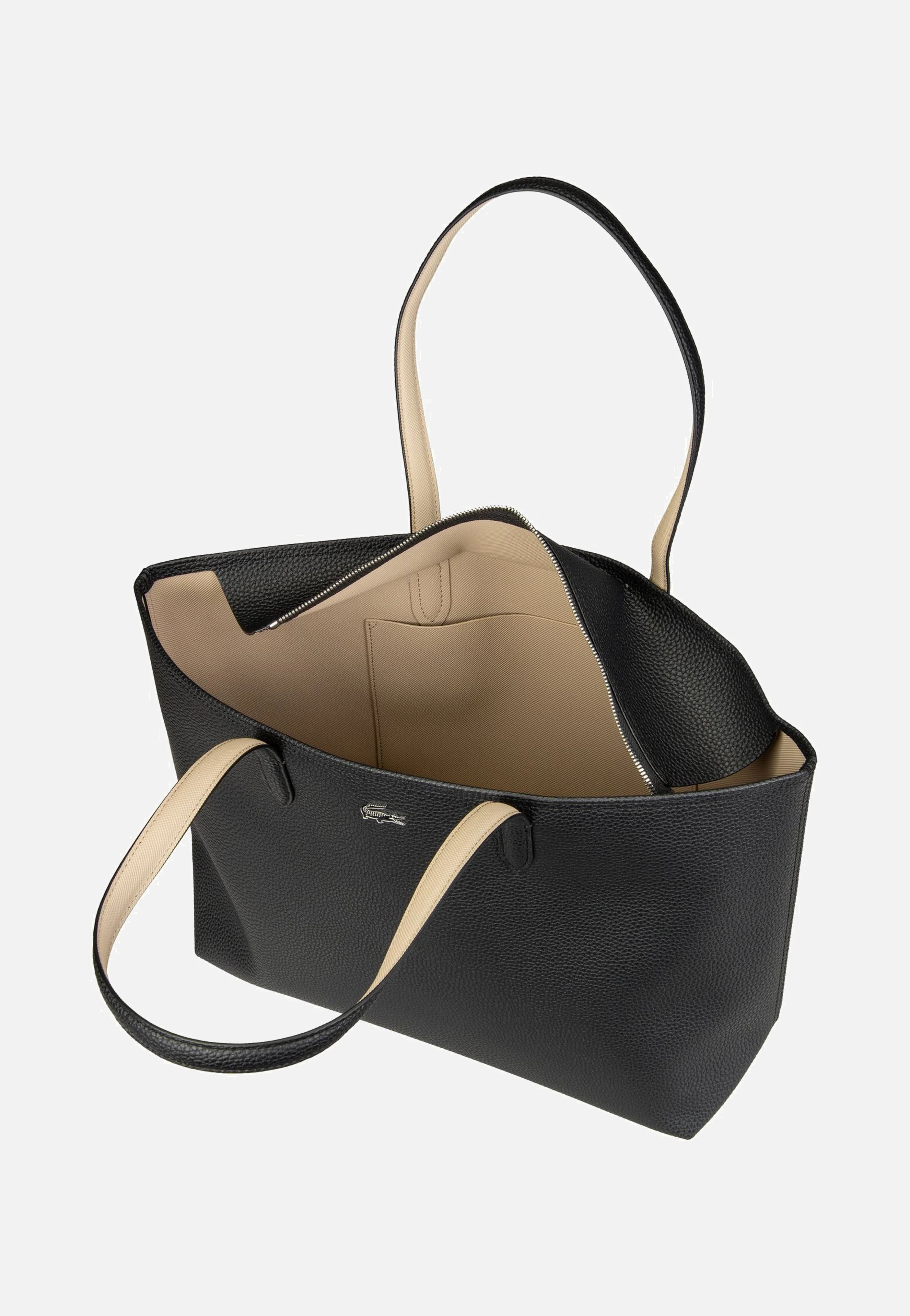 Anna Zipped Shopping NF4823AA Noir Krema - Shopper - Image 3