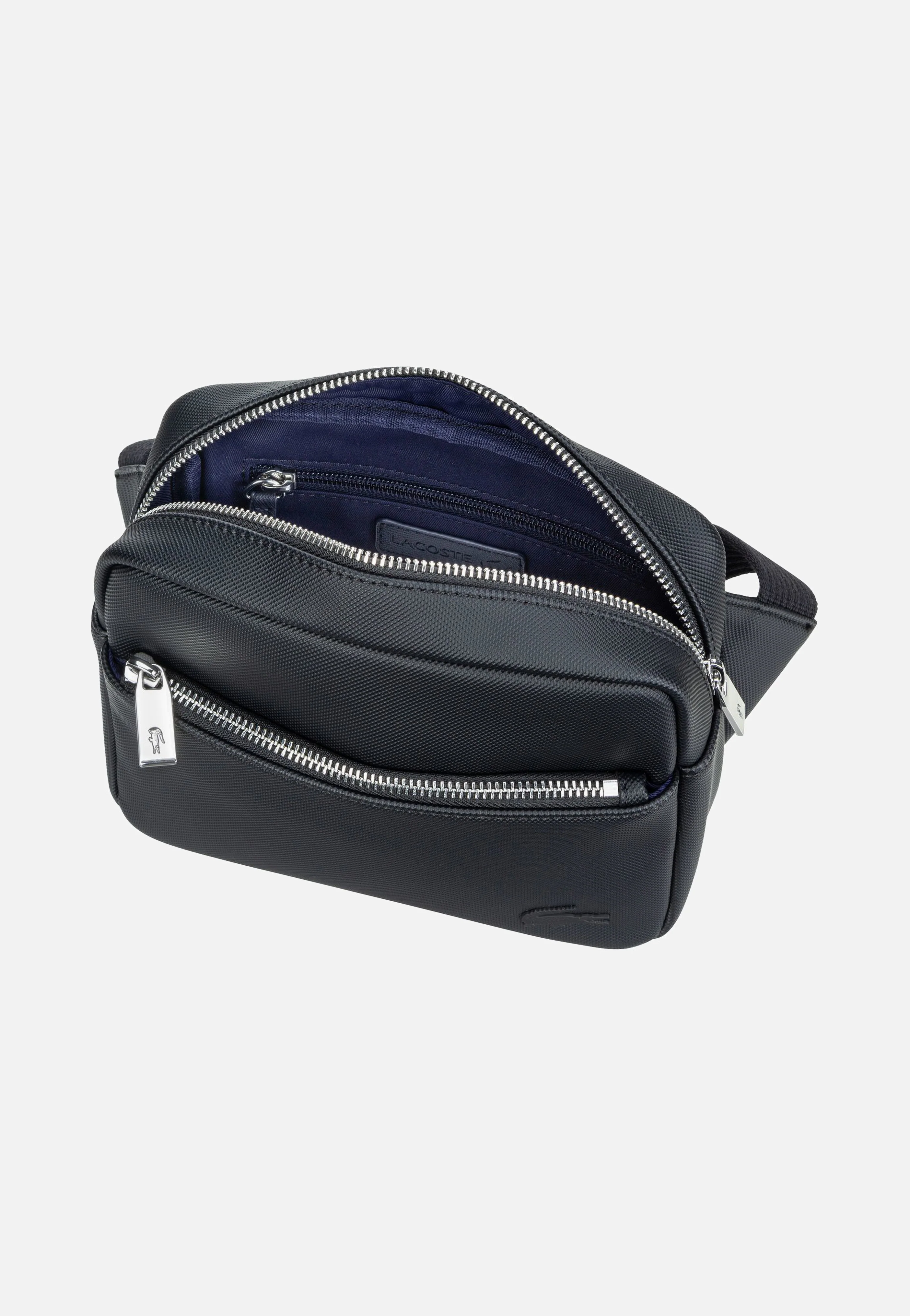 Men´s Classic Reporter Bag 4427 Noir - Sling Bag - Image 4