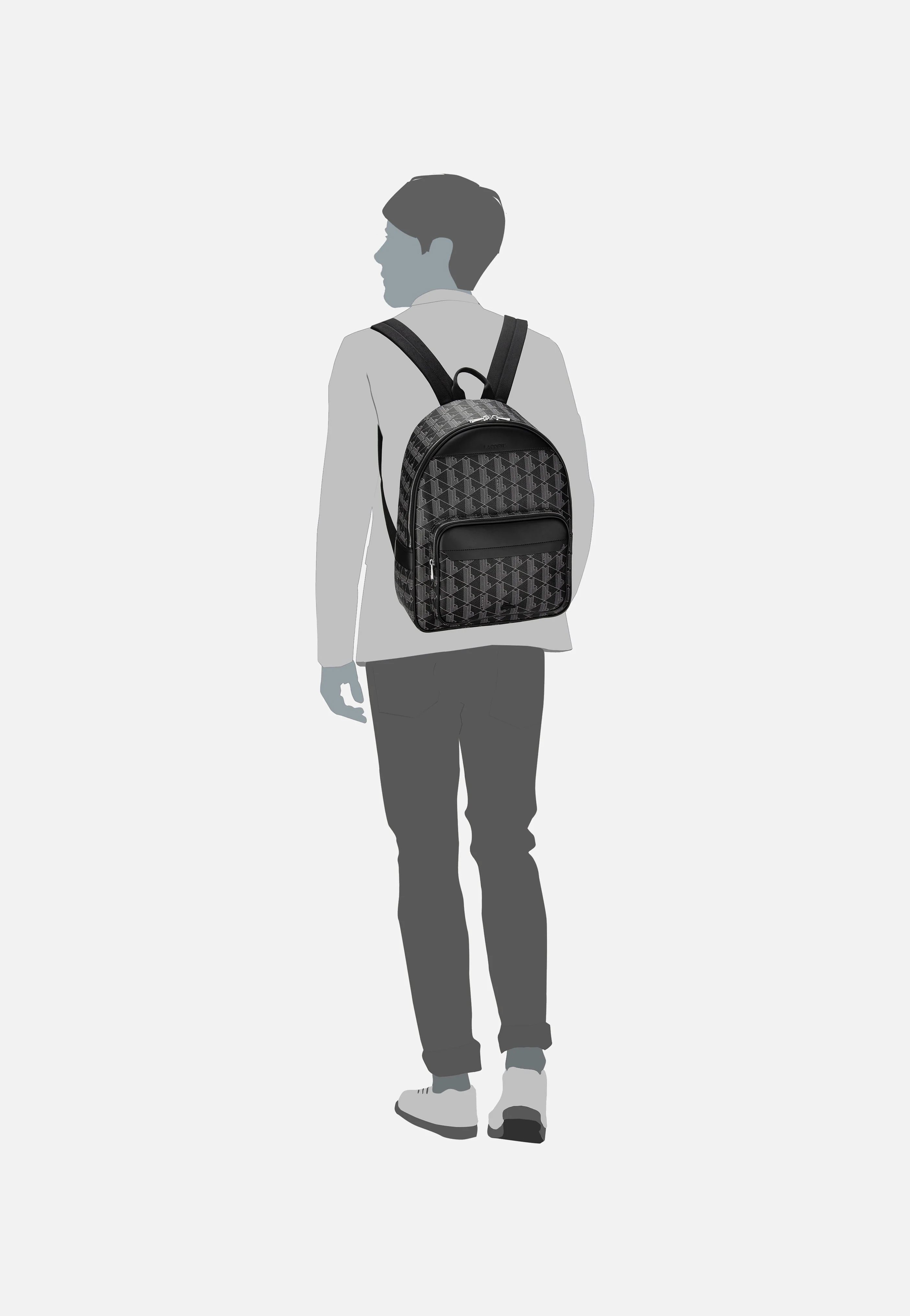 The Blend 3649 Monogram Noir Gris - Rucksack - Image 5