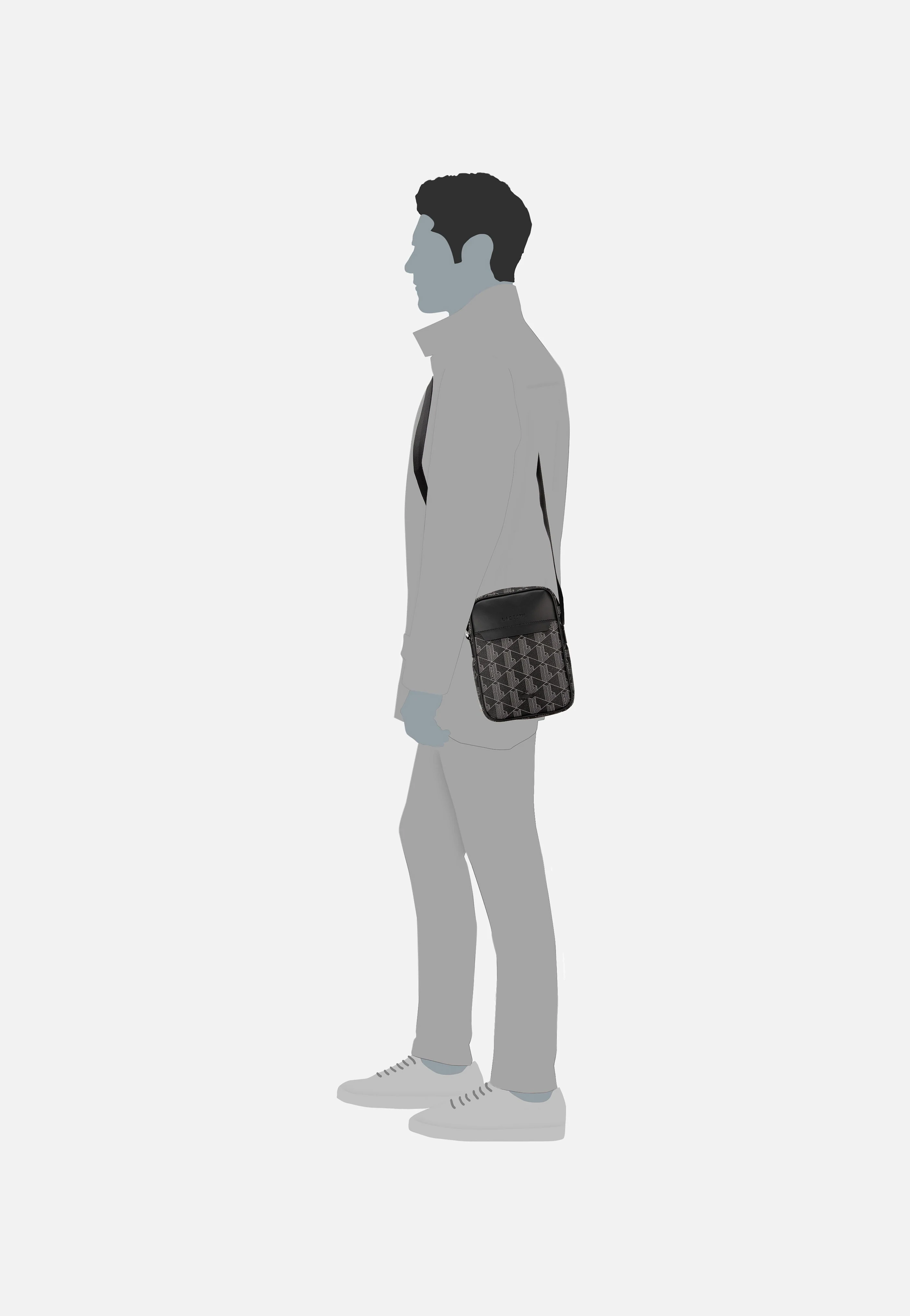 The Blend NH4410LX Monogram Noir Gris - Crossbody Bag - Image 5