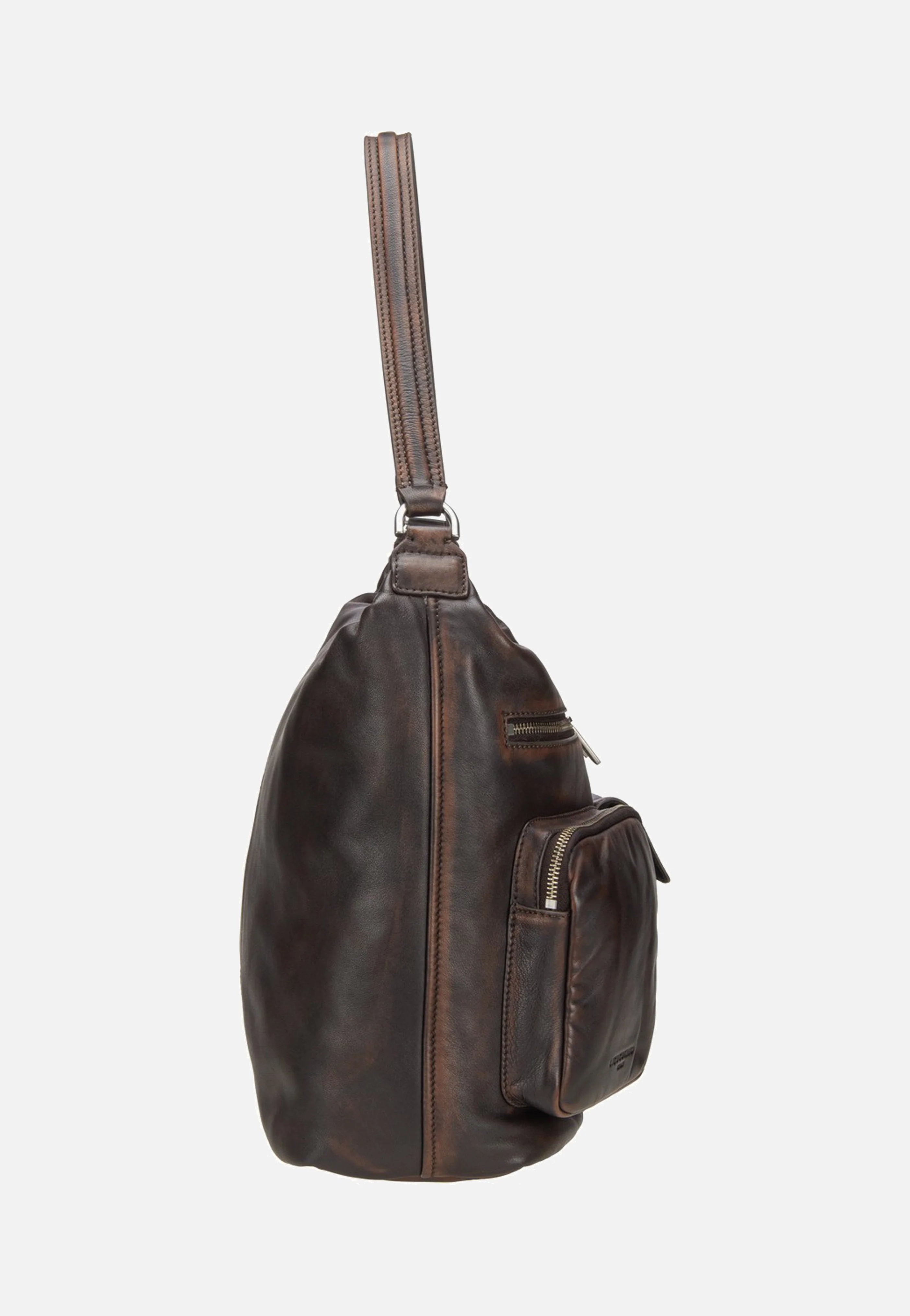 Andrea Hobo M Lamb Snowcem Roasted Coconut - Hobo Bag - Image 4