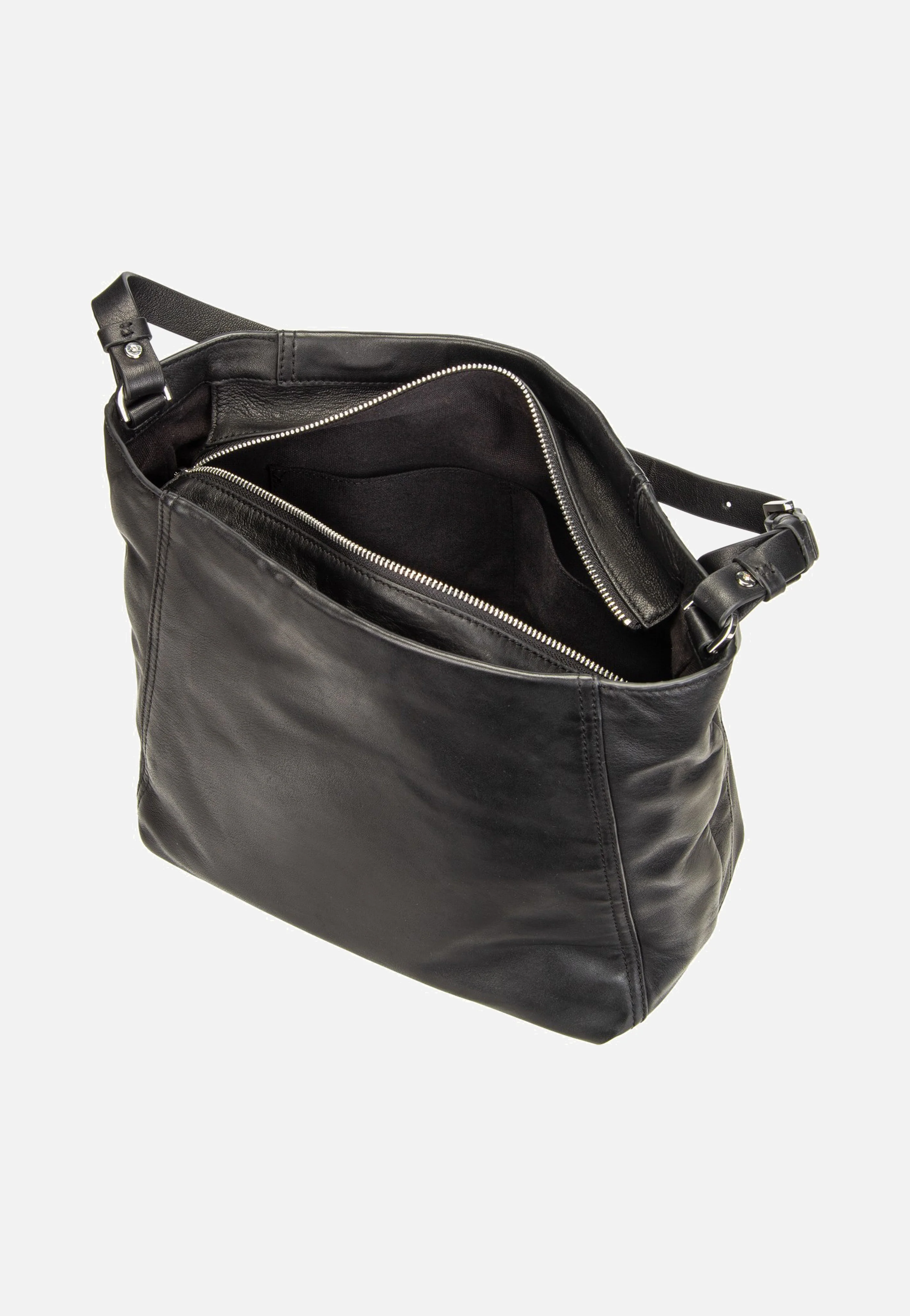 Chudy Hobo M Sheep Natural Black - Hobo Bag - Image 6