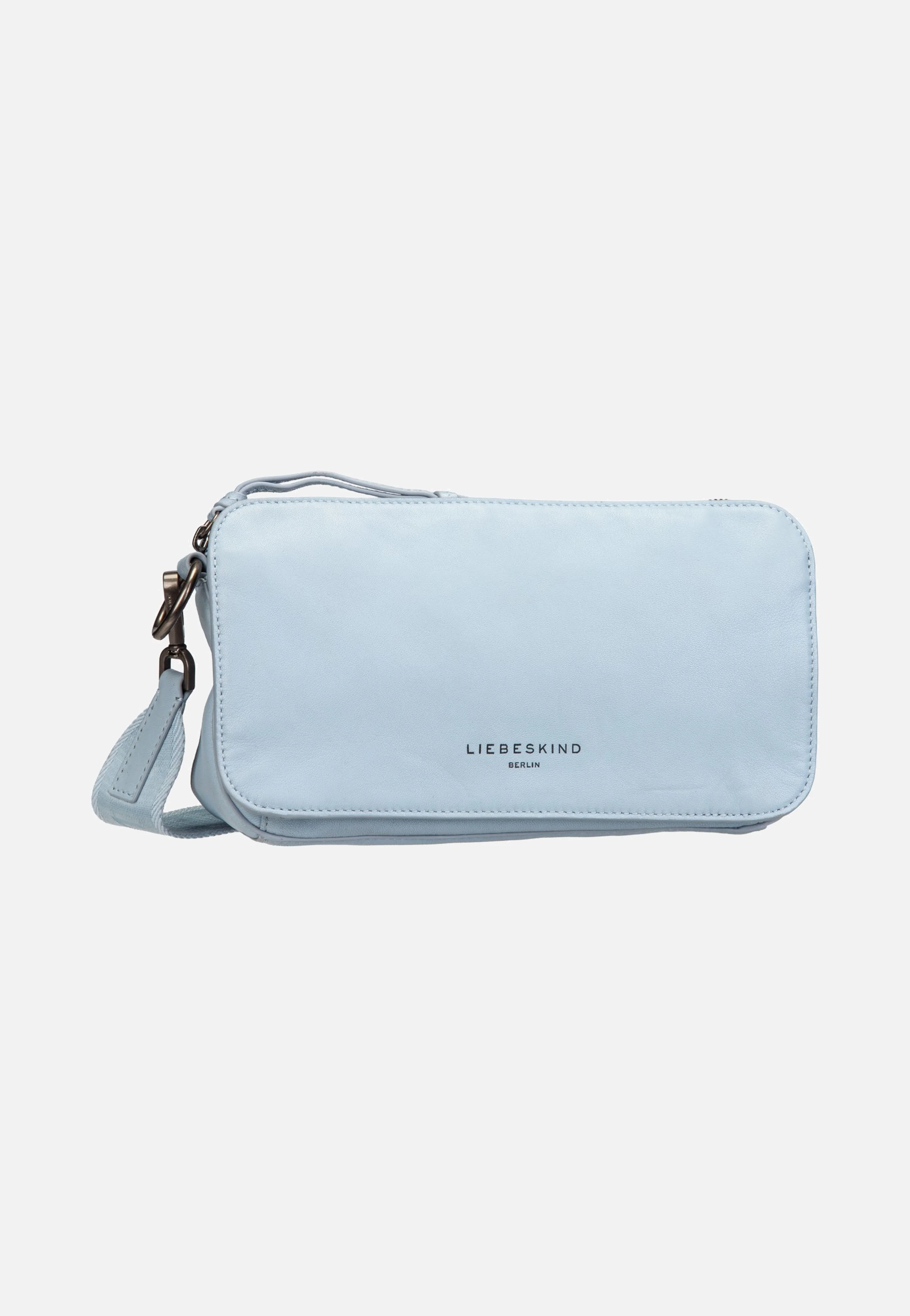 Clarice Crossbody M Sheep Natural Blue Denim - Crossbody Bag - Image 2