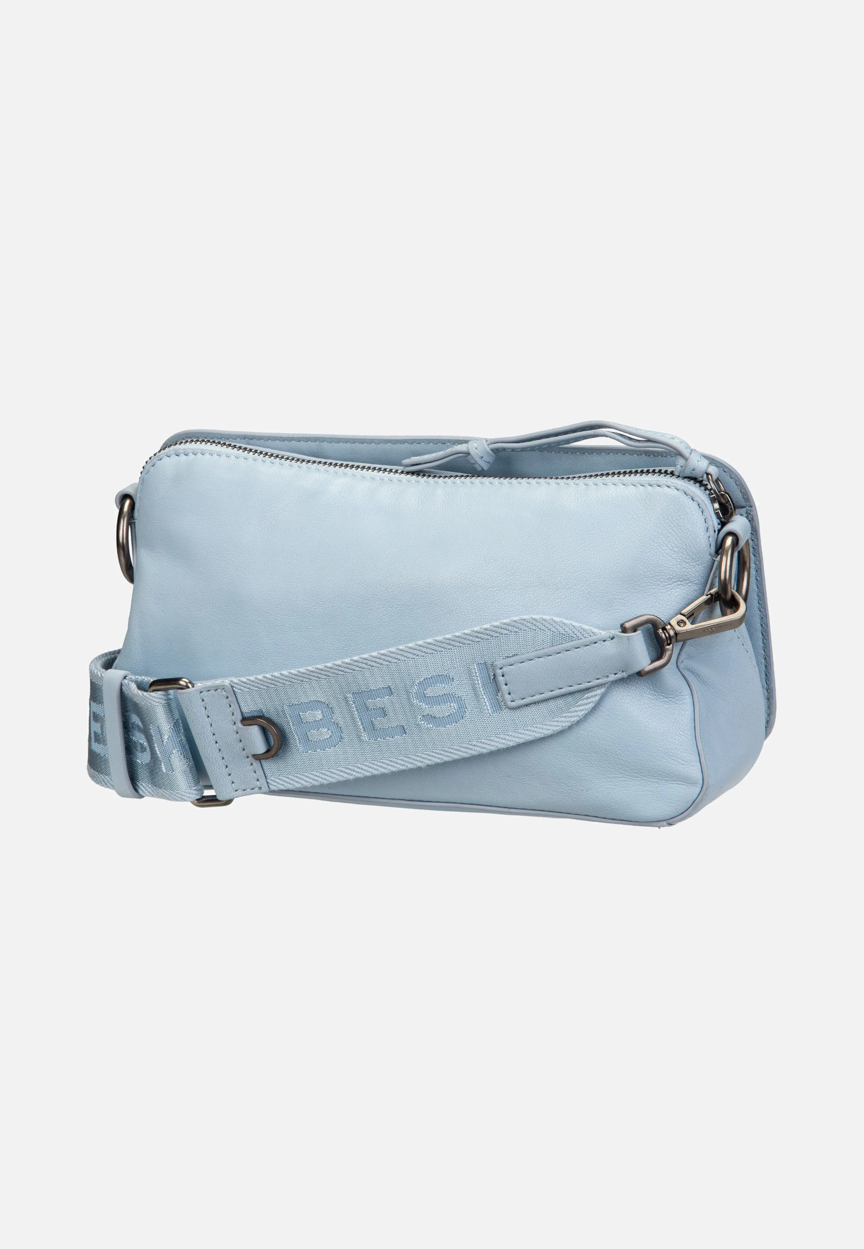 Clarice Crossbody M Sheep Natural Blue Denim - Crossbody Bag - Image 3