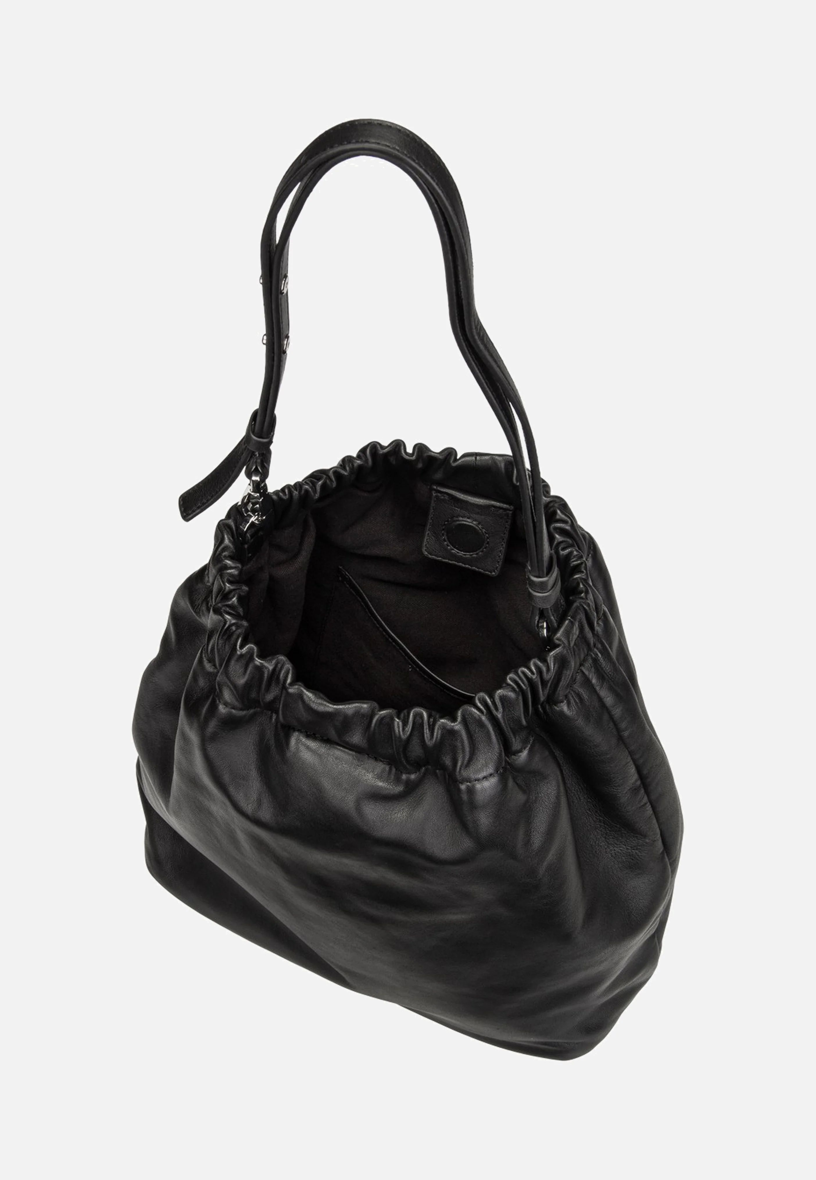 Cloud II Hobo M Sheep Natural Black - Hobo Bag - Image 5