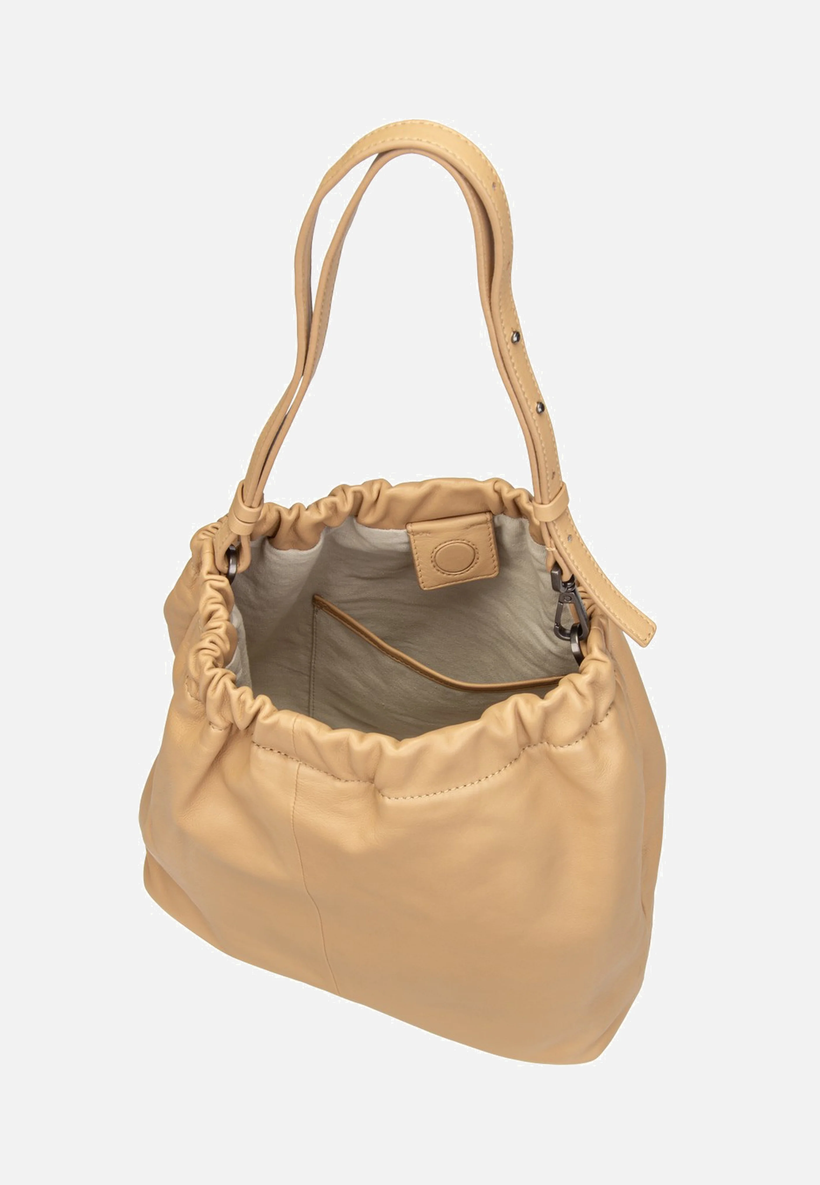 Cloud II Hobo M Sheep Natural Light Tan - Hobo Bag - Image 5