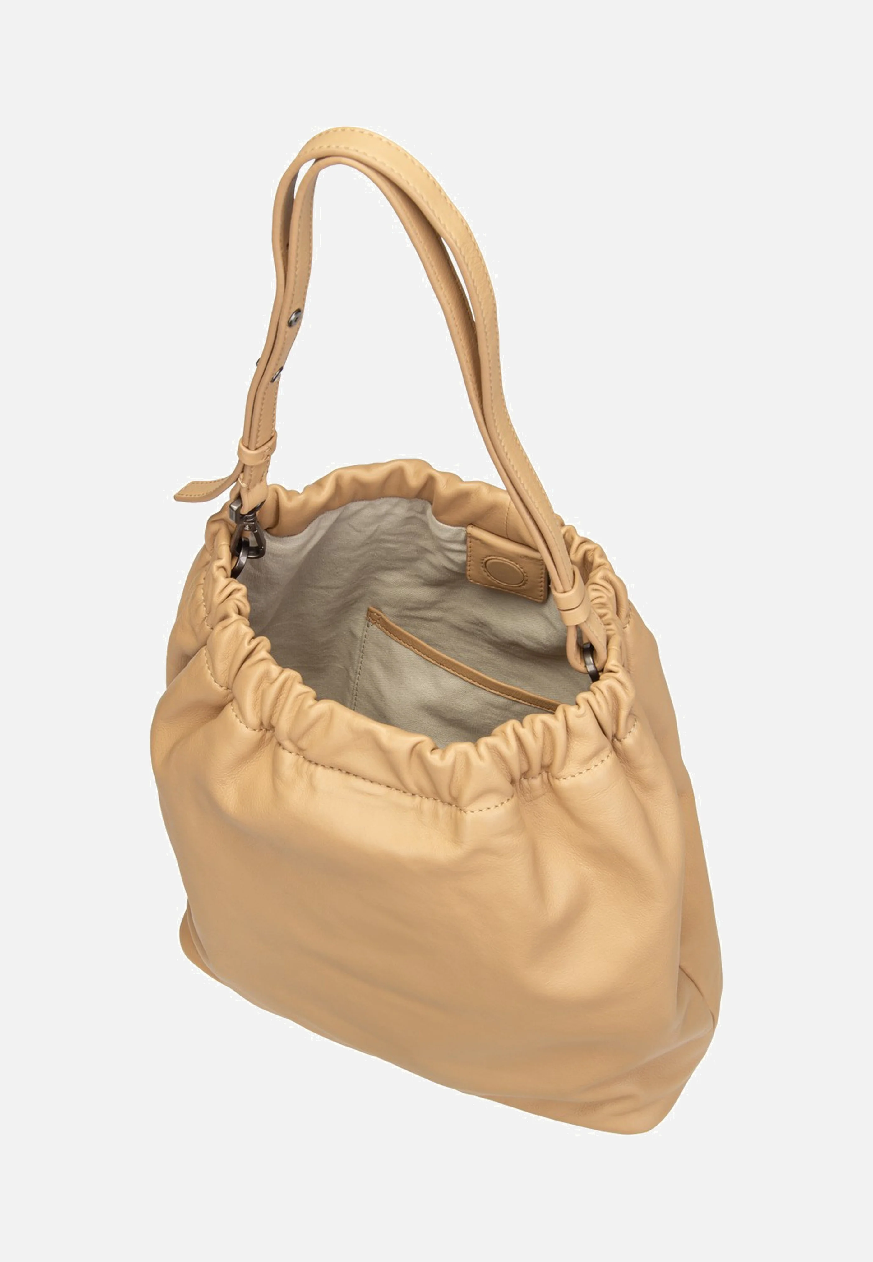 Cloud II Hobo M Sheep Natural Light Tan - Hobo Bag - Image 6