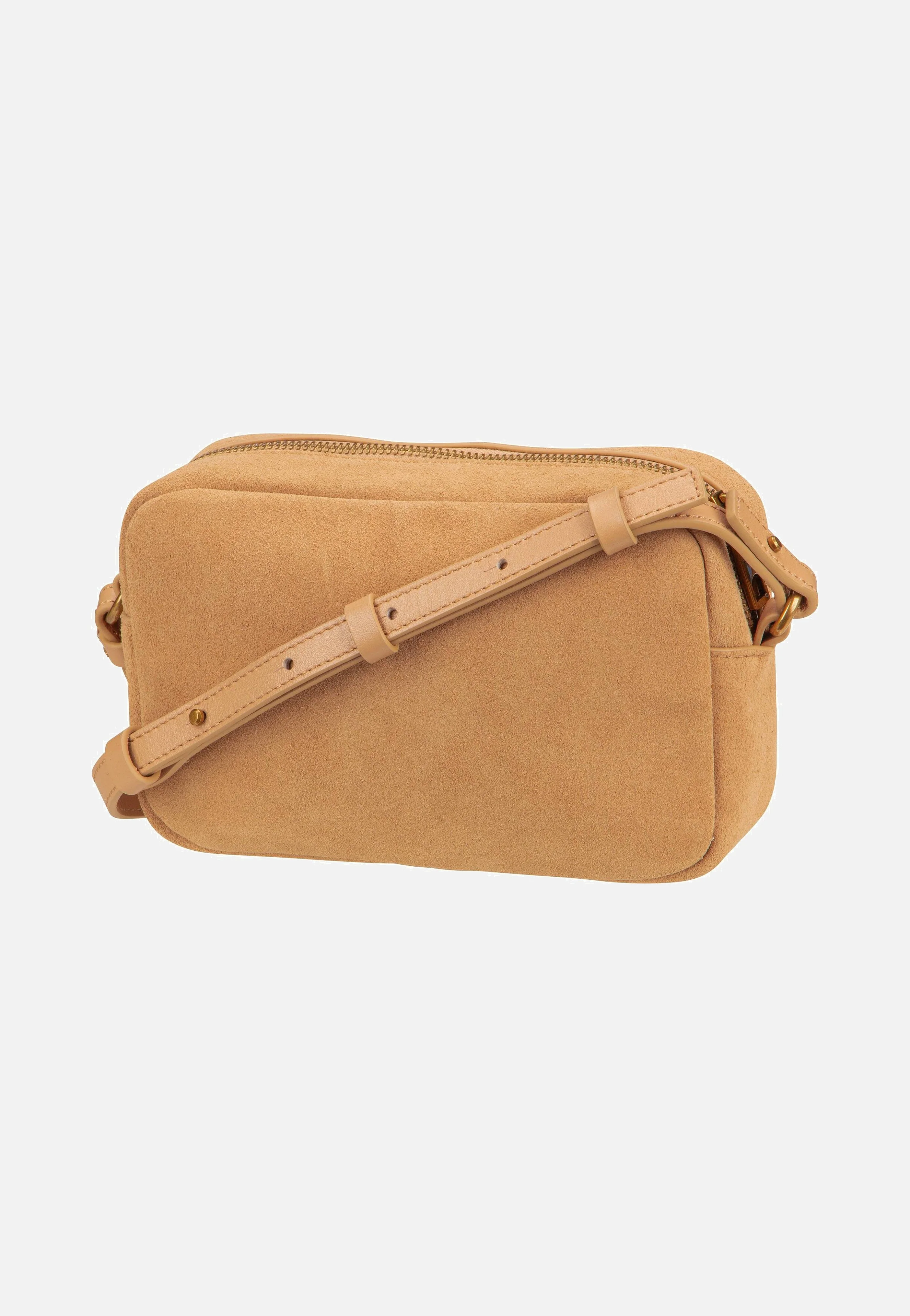 Ella Camera S Suede Beige - Crossbody Bag - Image 2