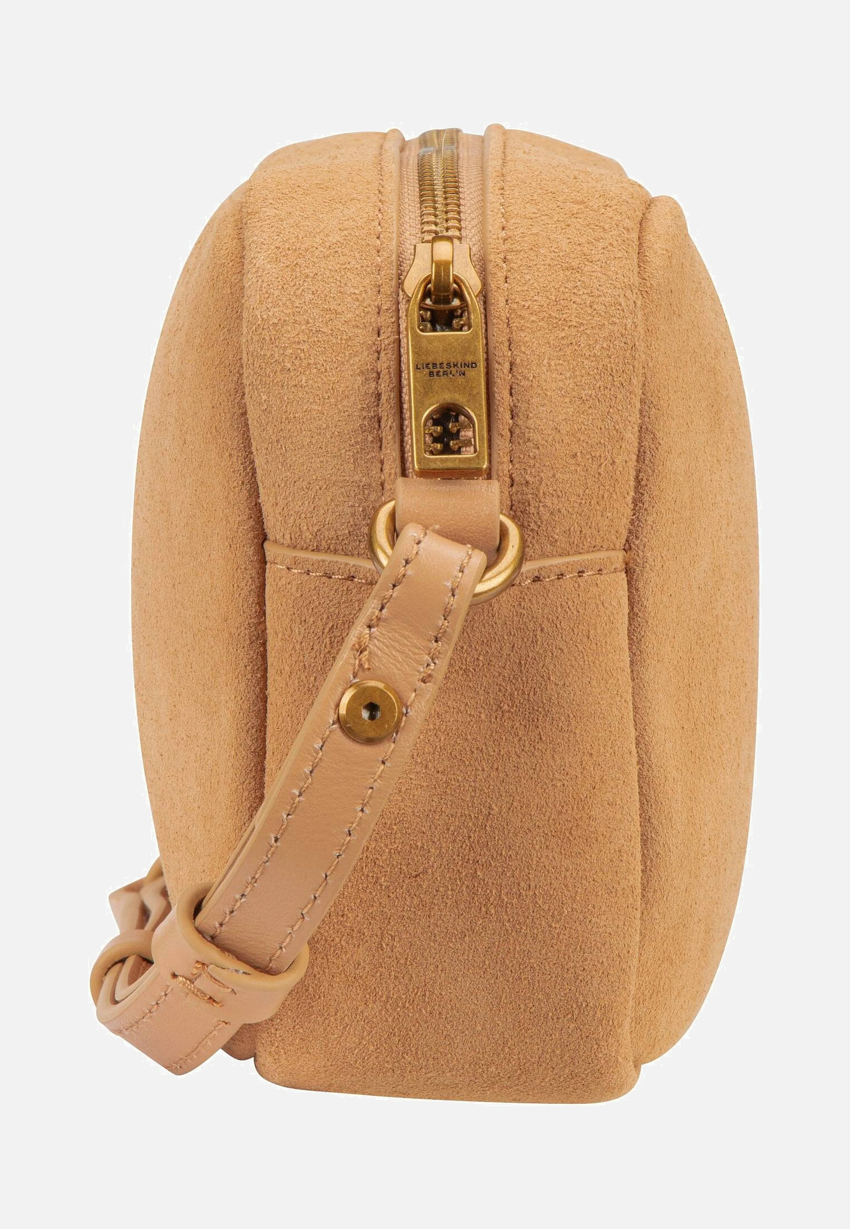 Ella Camera S Suede Beige - Crossbody Bag - Image 4