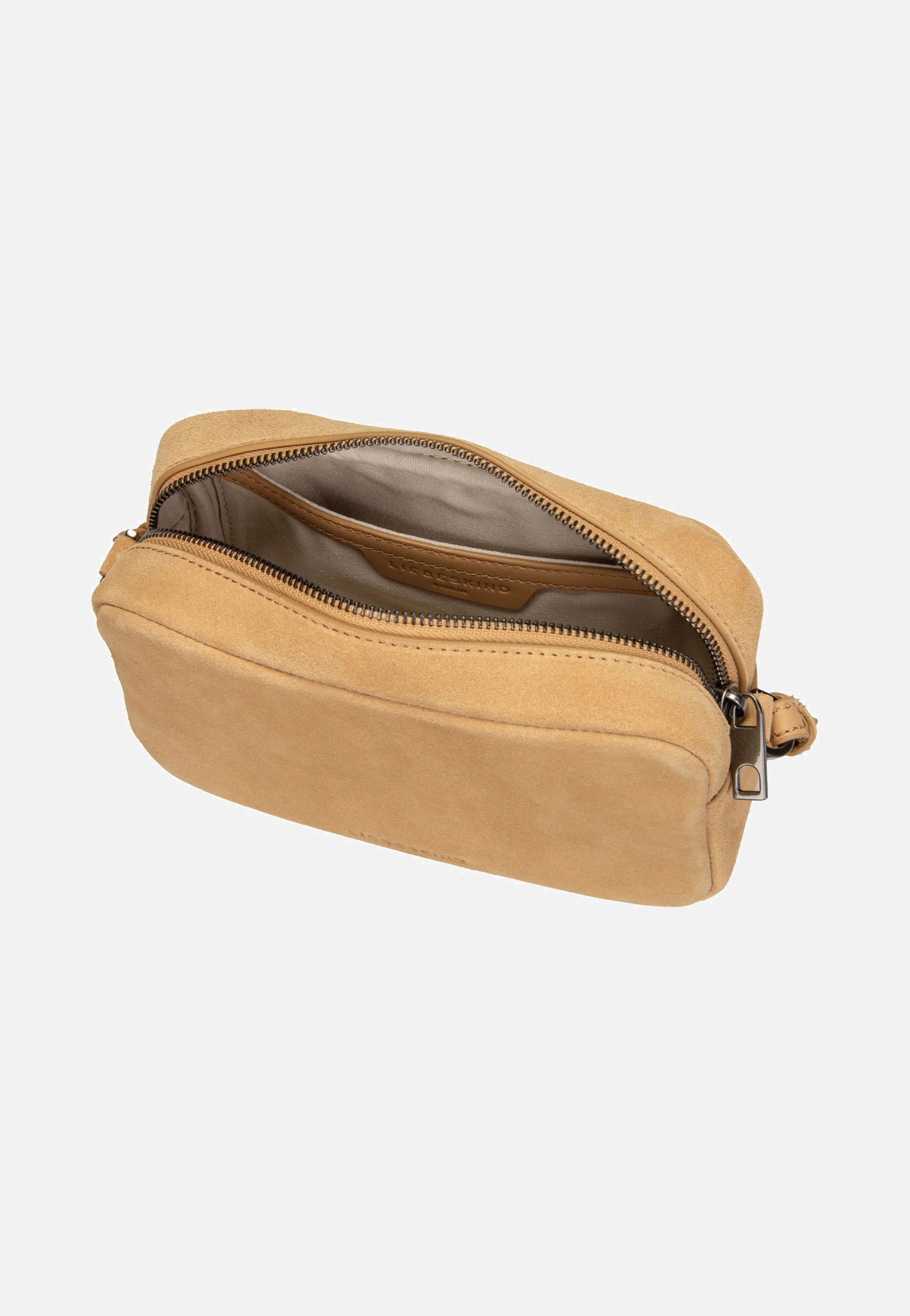 Ella Crossbody S Hydro Suede Light Tan Suede - Crossbody Bag - Image 5