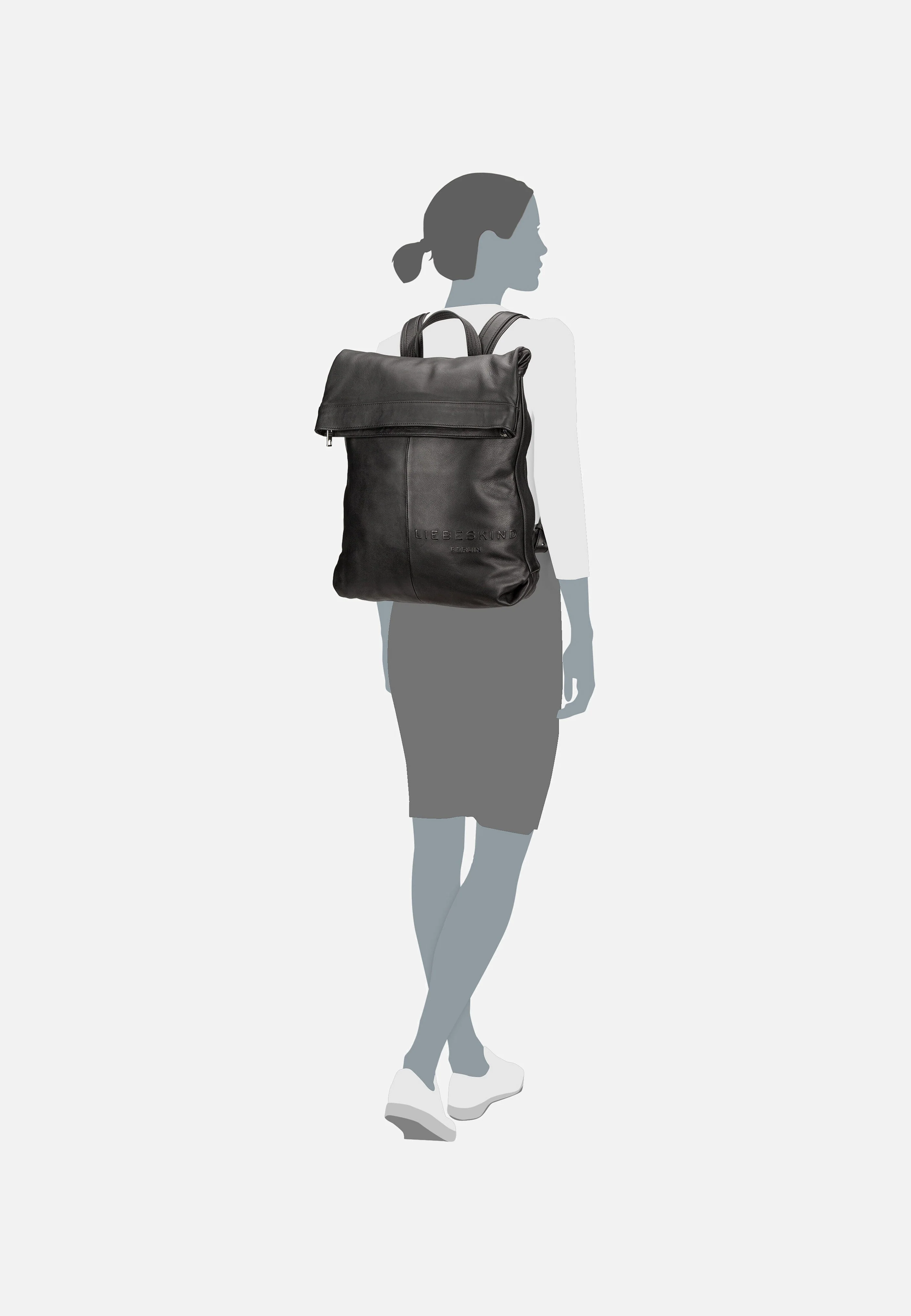 Elvira BP L Sheep Natural Black - Rucksack - Image 6