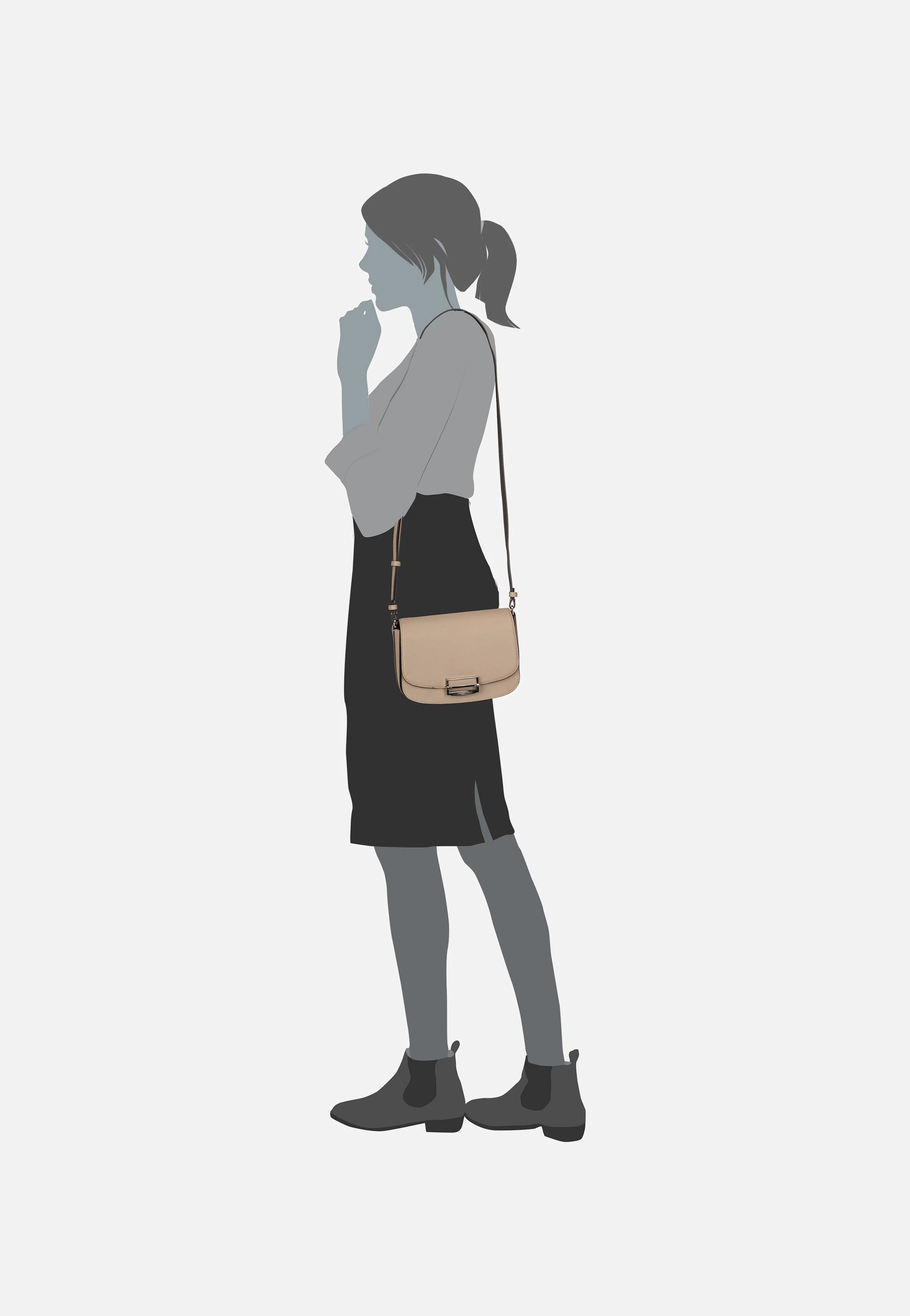 Ezra 2146526 Stone - Saddle Bag - Image 6
