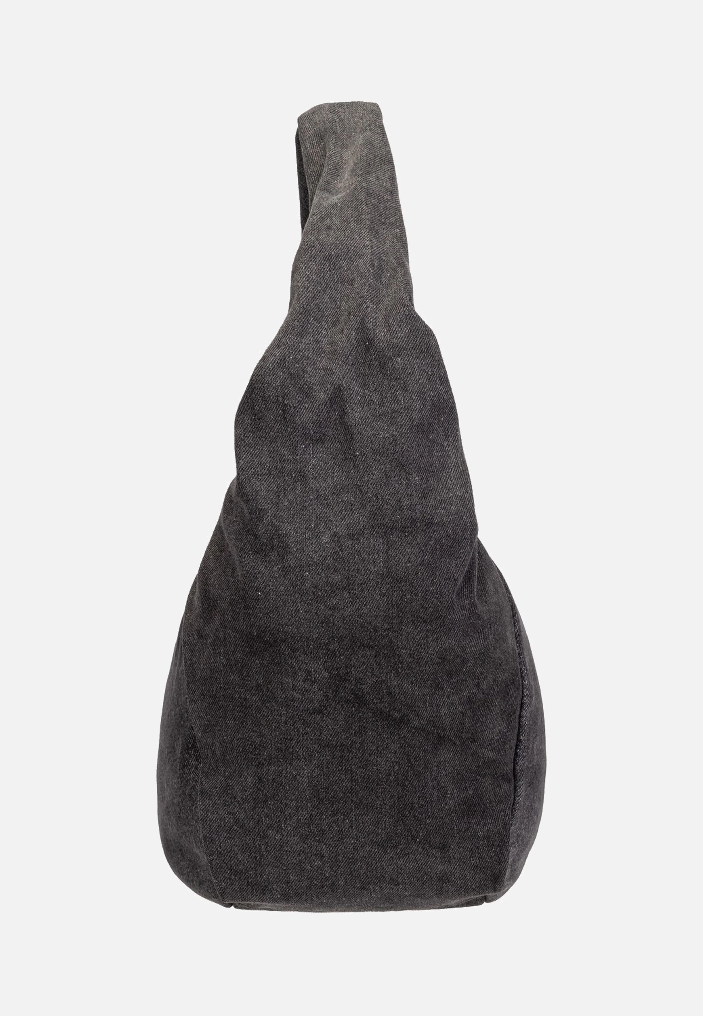 Farrah Hobo M Denim Black - Hobo Bag - Image 4